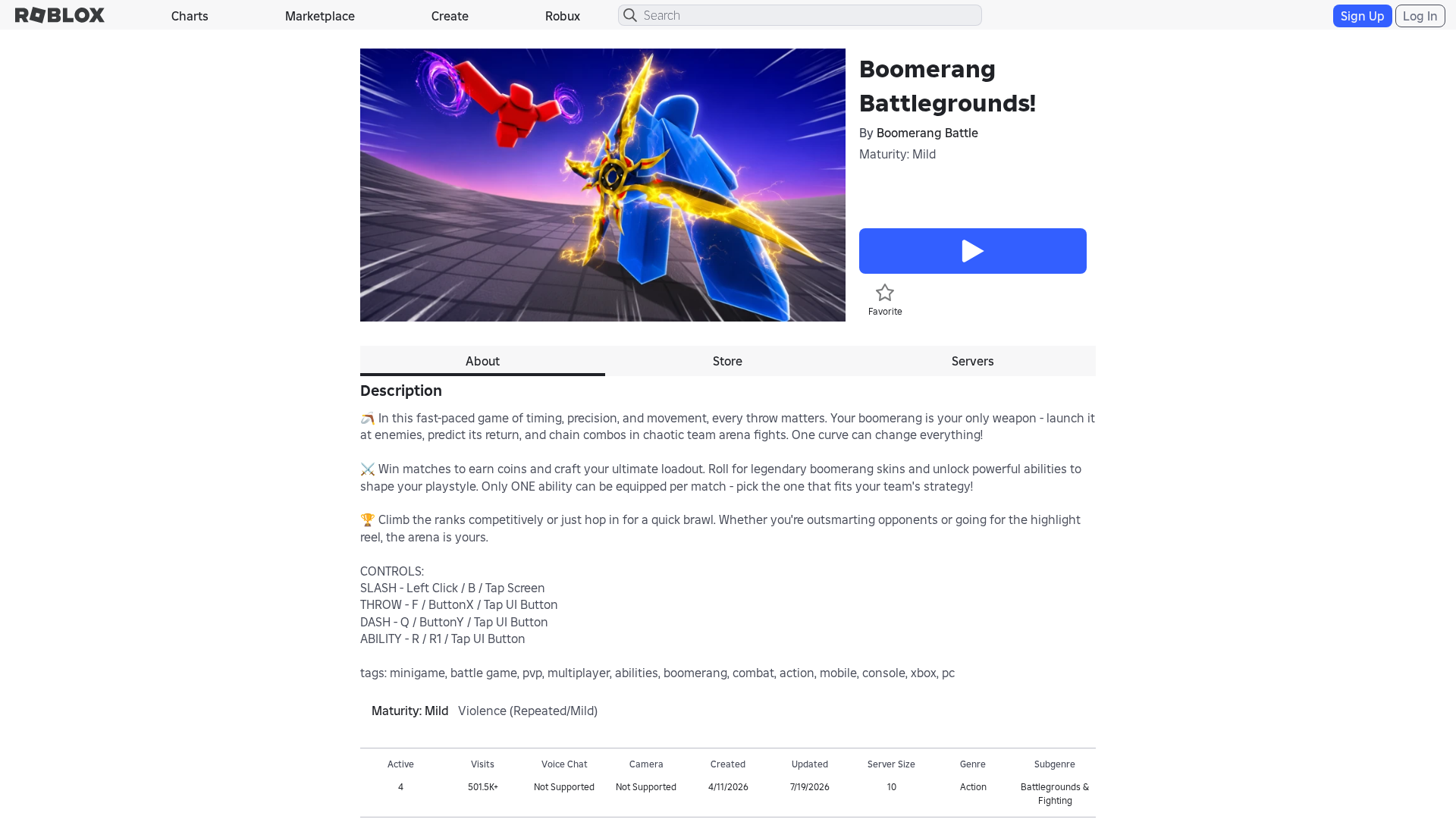 Screenshot of www.roblox.com.gr