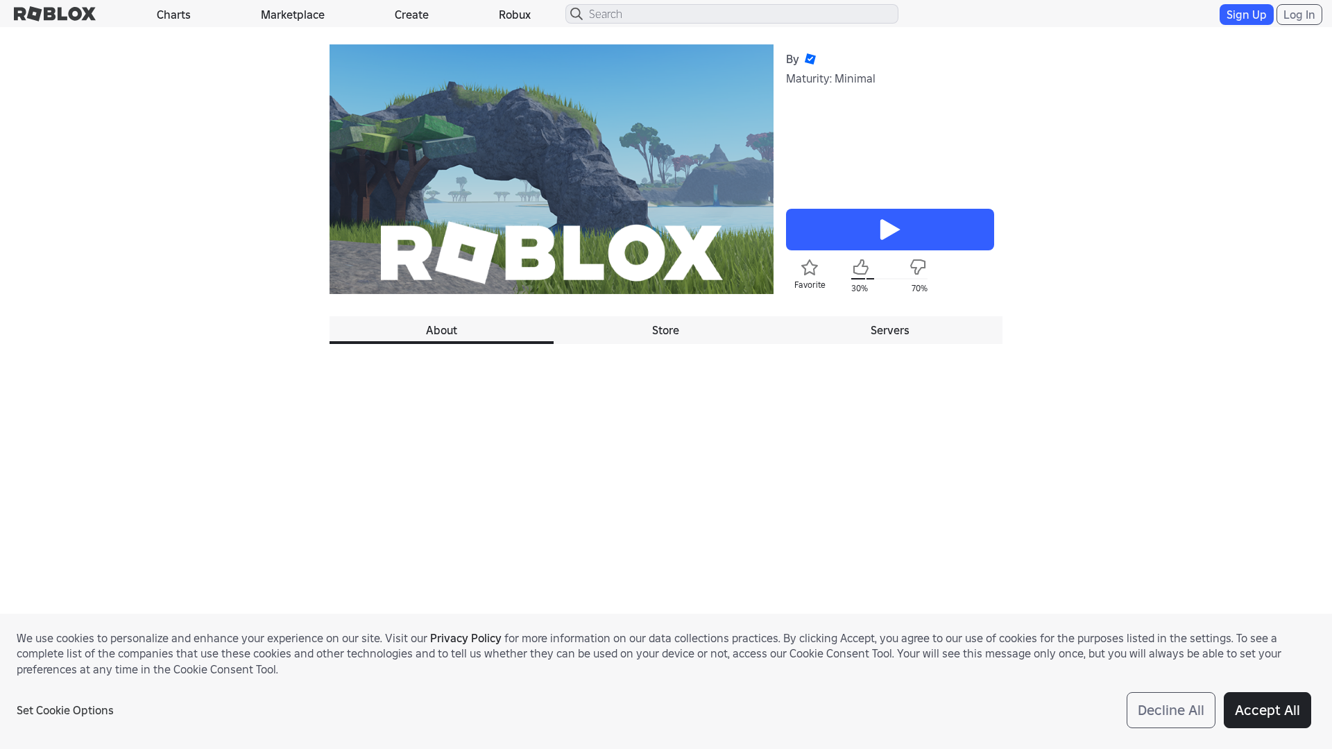 Screenshot of roblox.cd