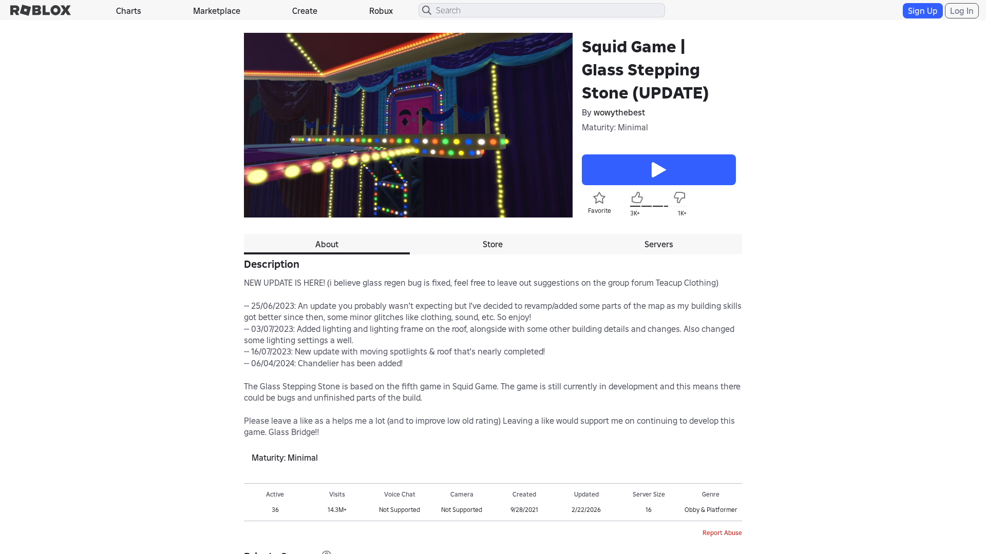 Screenshot of www.roblox.com.bi