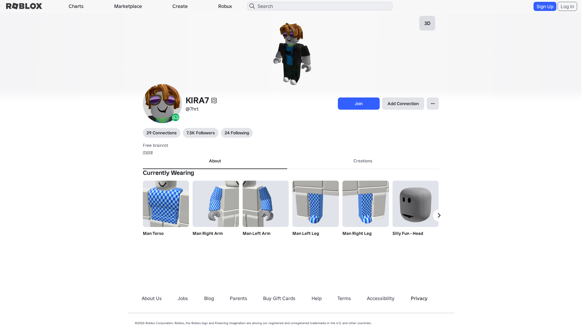 Screenshot of www.roblox.com.ml
