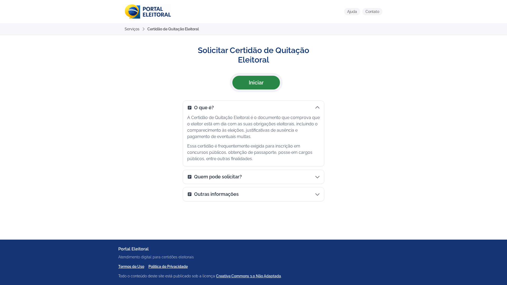 Screenshot of quitacaodoeleitor.com
