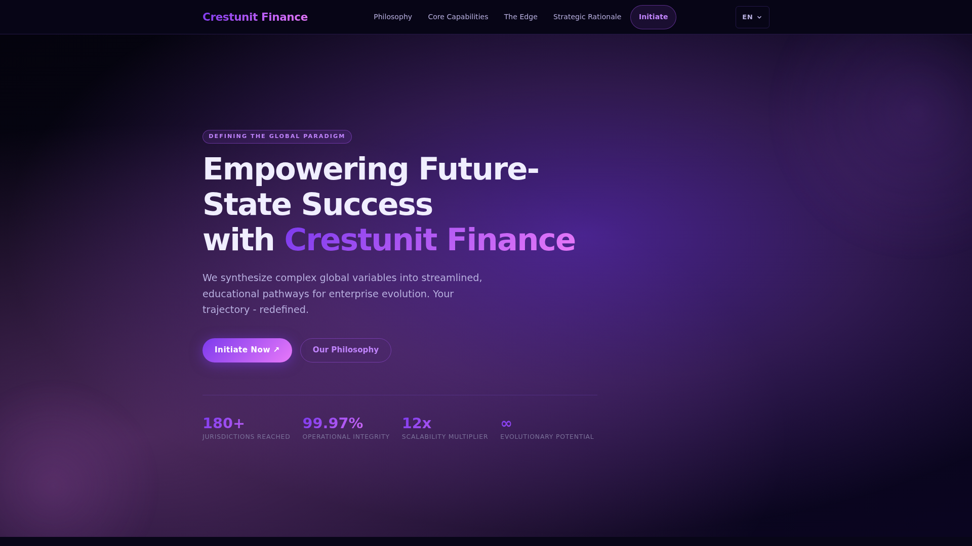 Screenshot of crestunitfinance.net