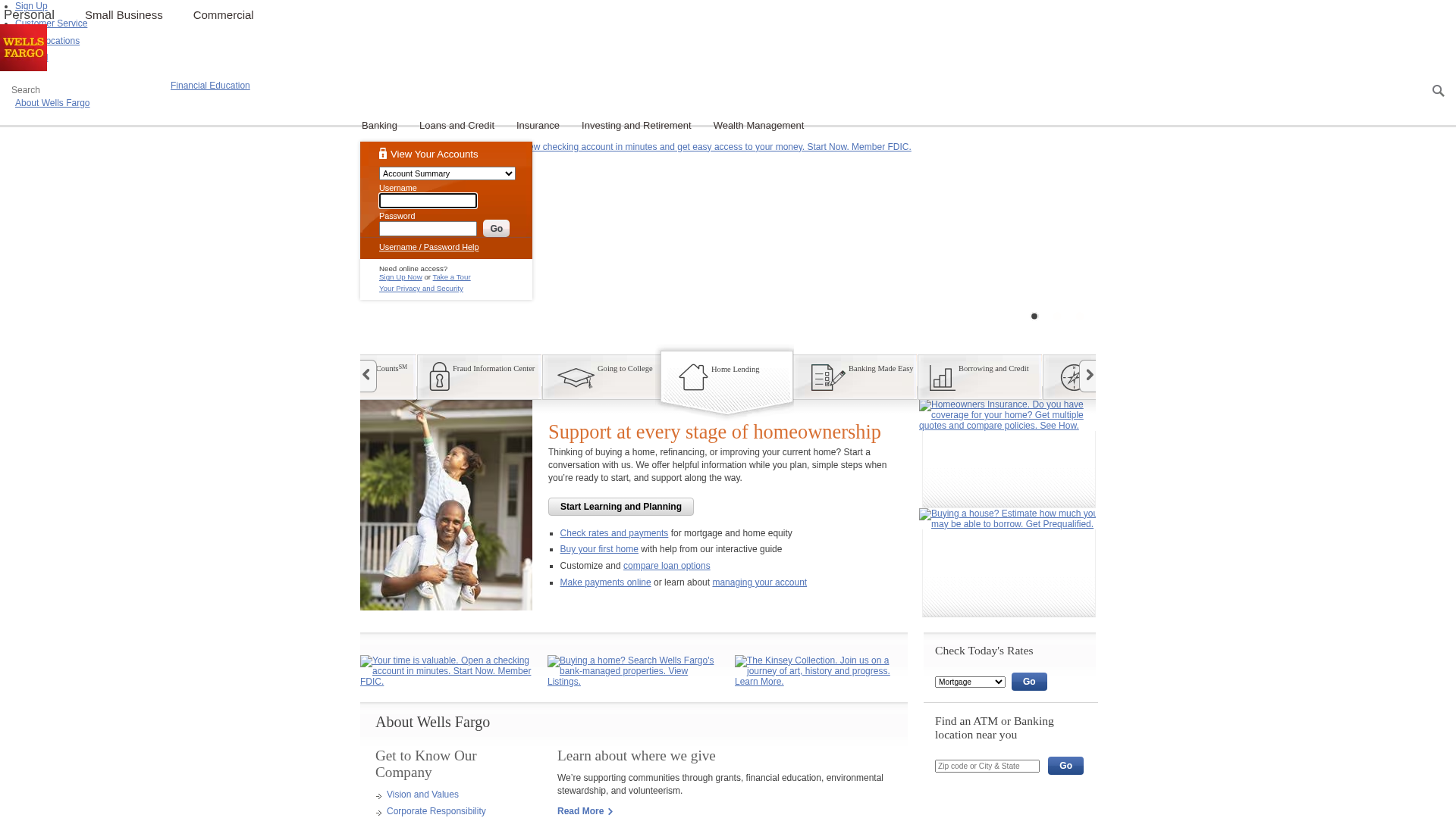 Screenshot of wells-fargo-ac06dd.previewship.net