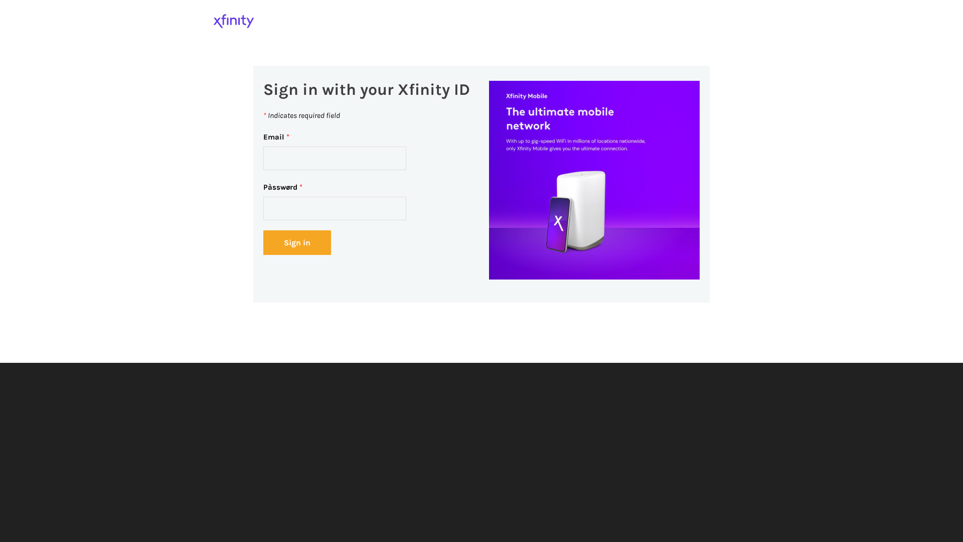 Screenshot of xfinityaccountupdates.weebly.com
