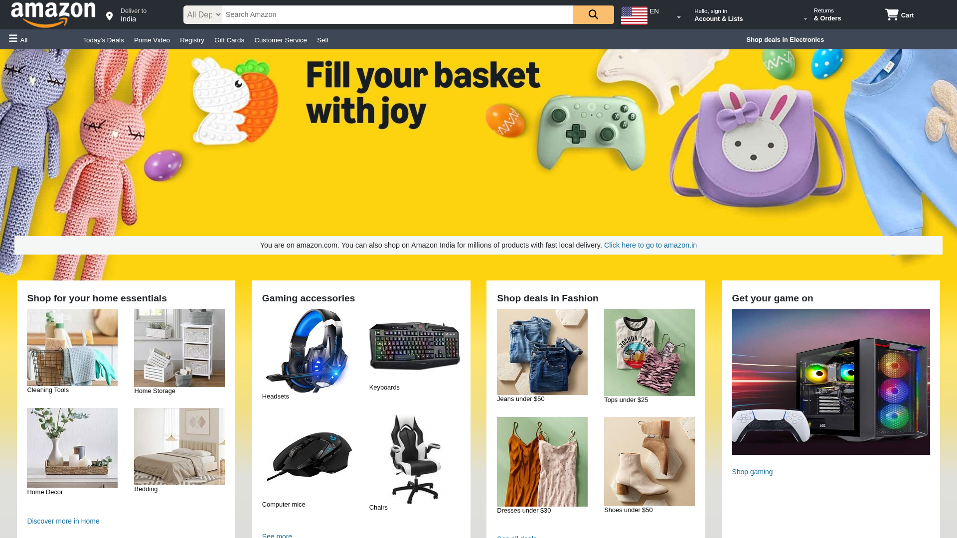 Screenshot of amazon-ashen-five.vercel.app