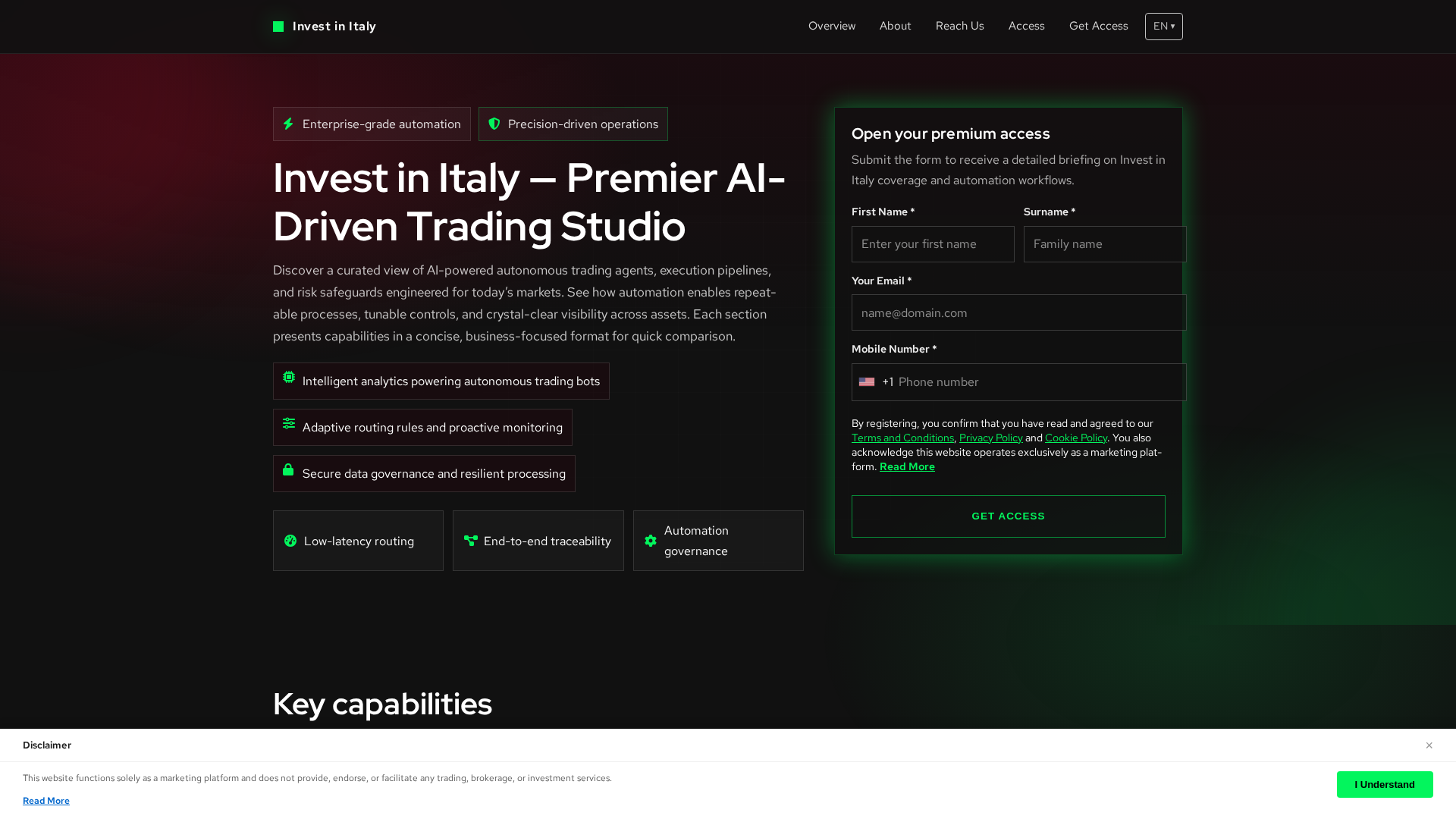 Screenshot of investinitaly.shop