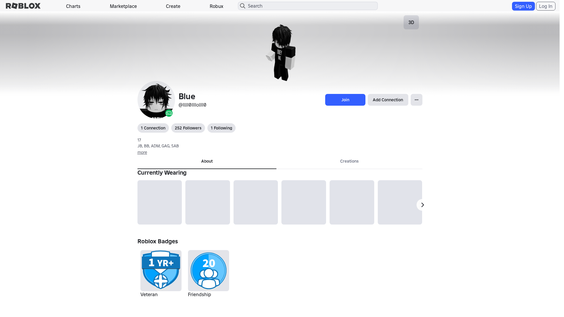 Screenshot of www.roblox.et