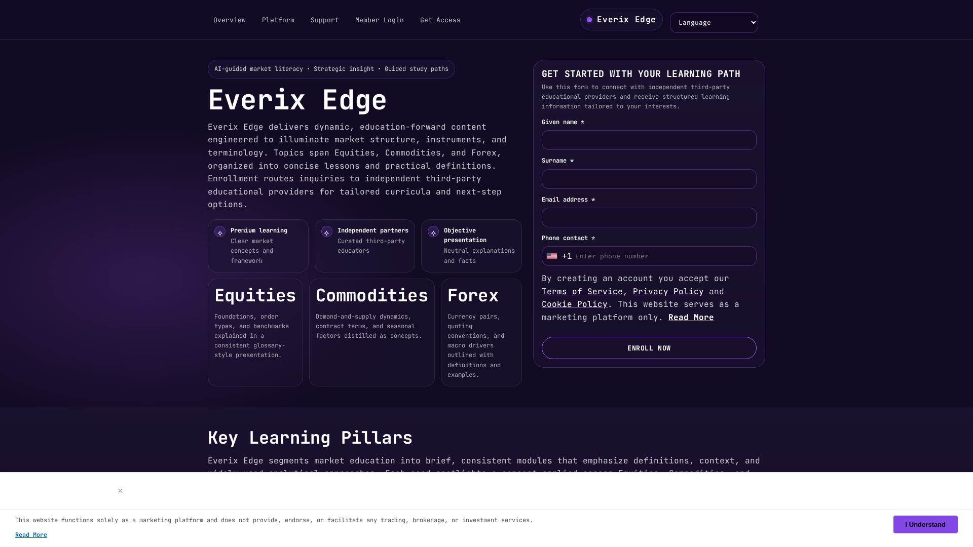 Screenshot of everixedge-software.com