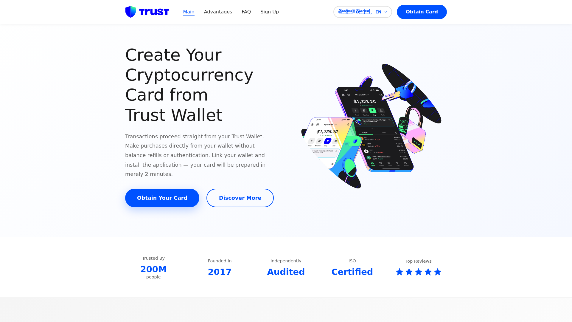 Screenshot of get-crypto-card.vercel.app