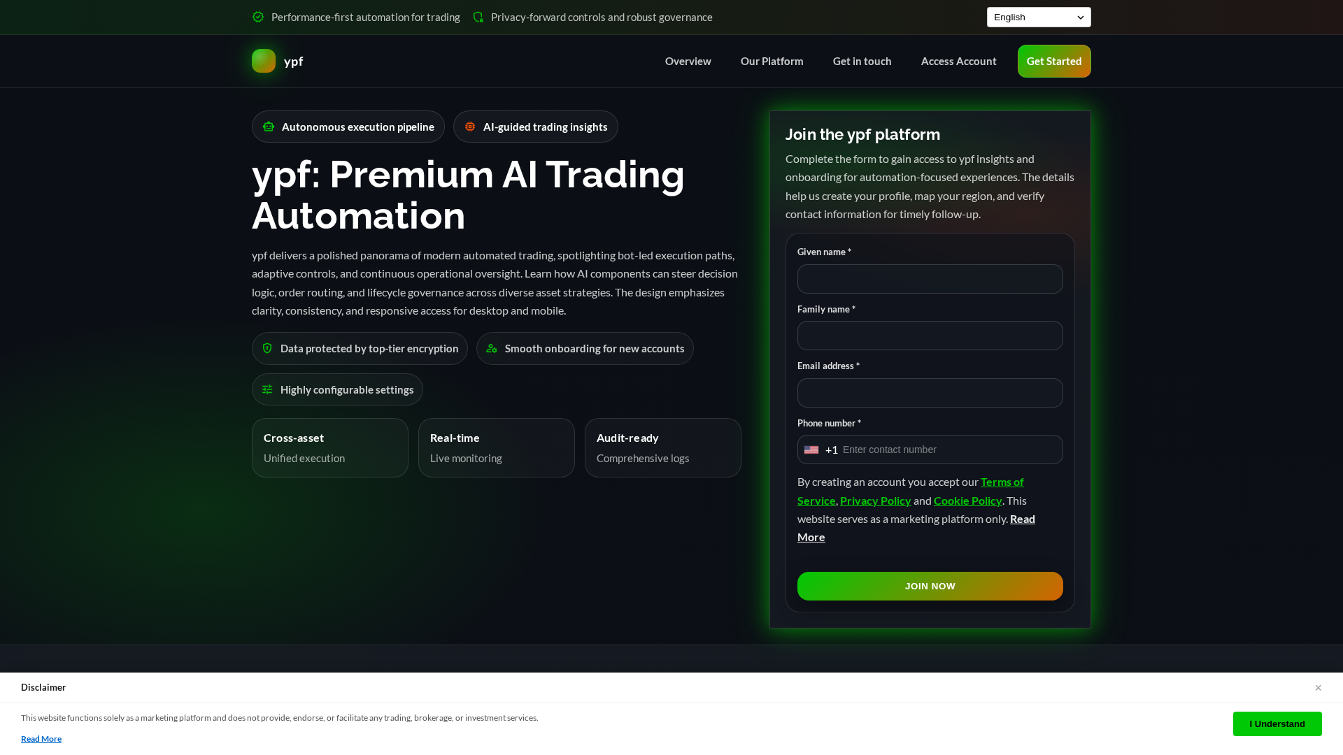Screenshot of ypf-engine.com