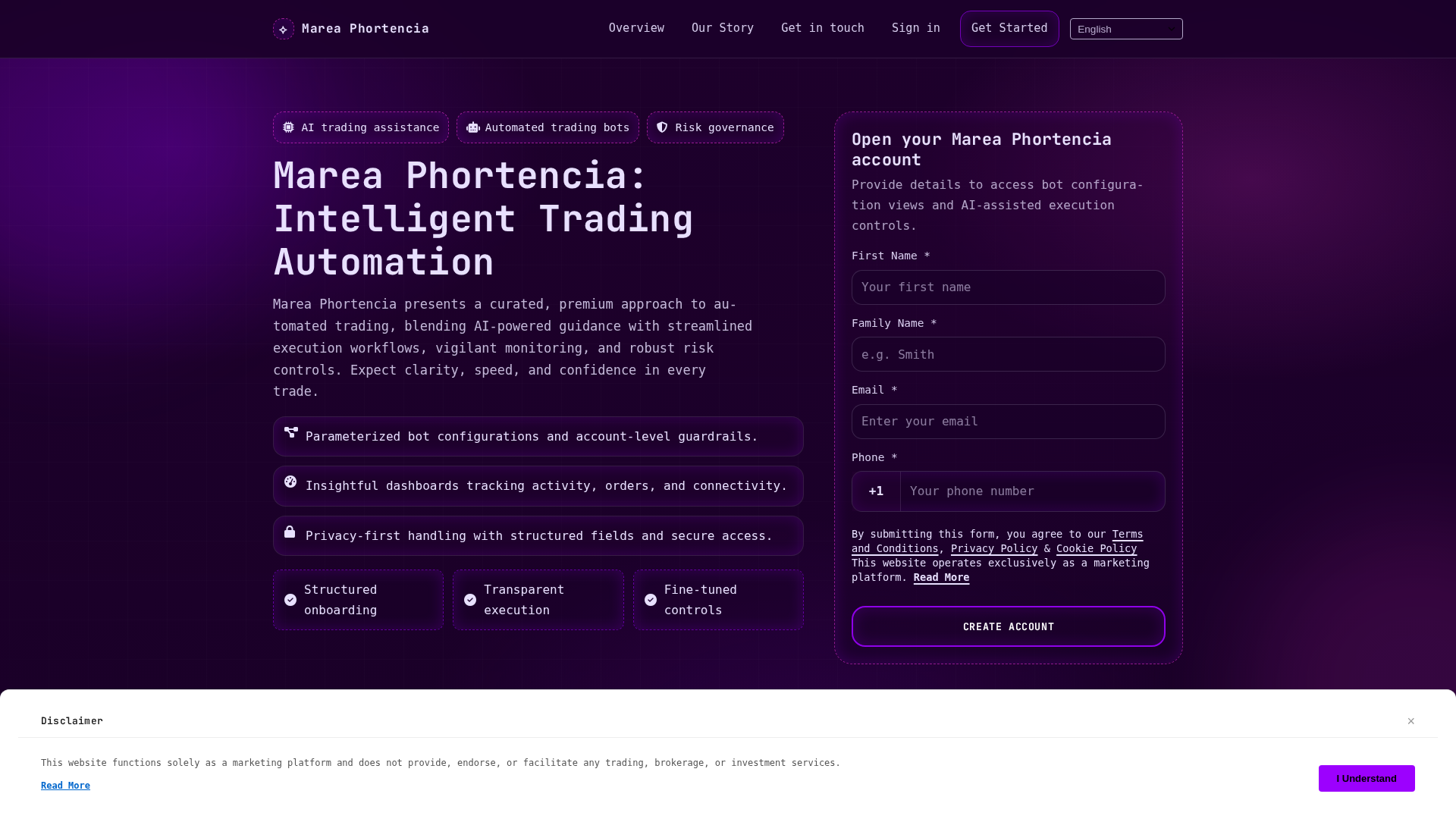Screenshot of mareaphortencia.com