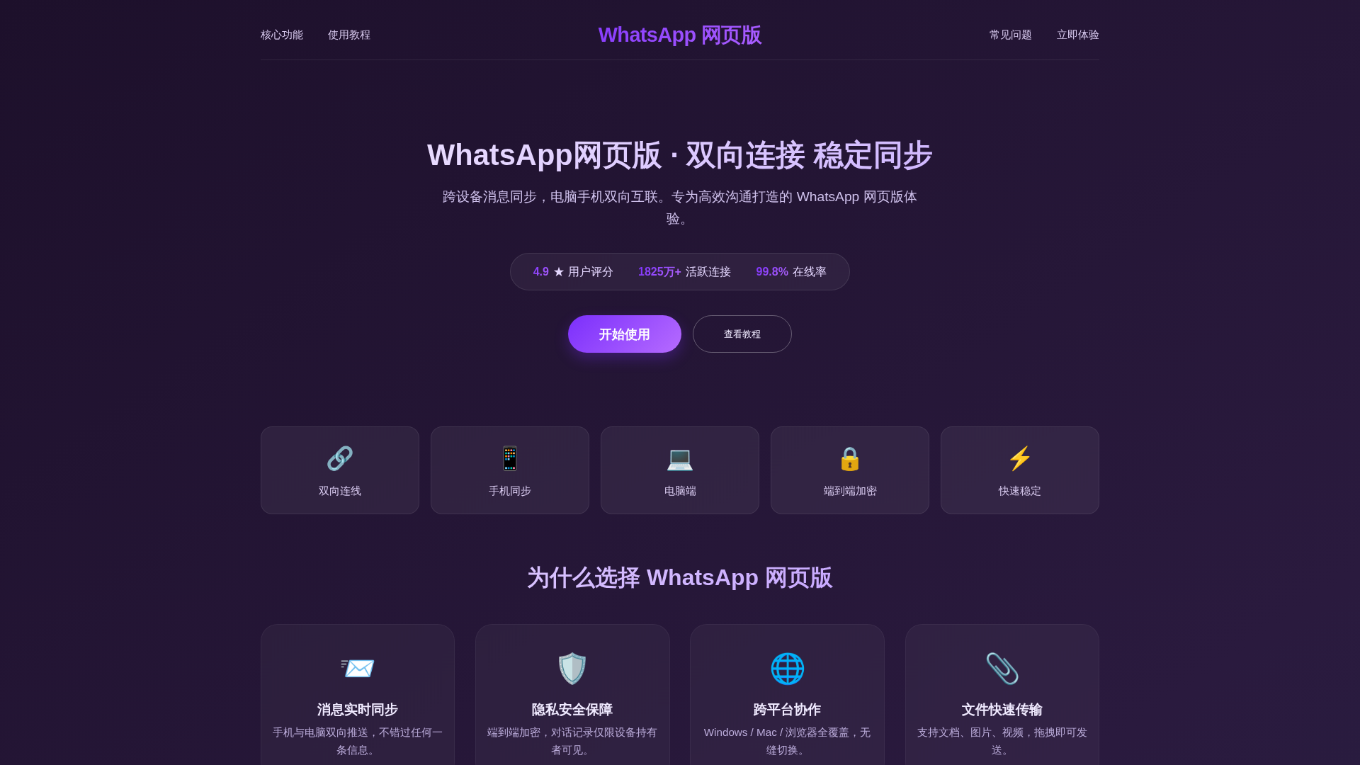 Screenshot of whatsapp-pc.h5-whatsapps.gd.cn