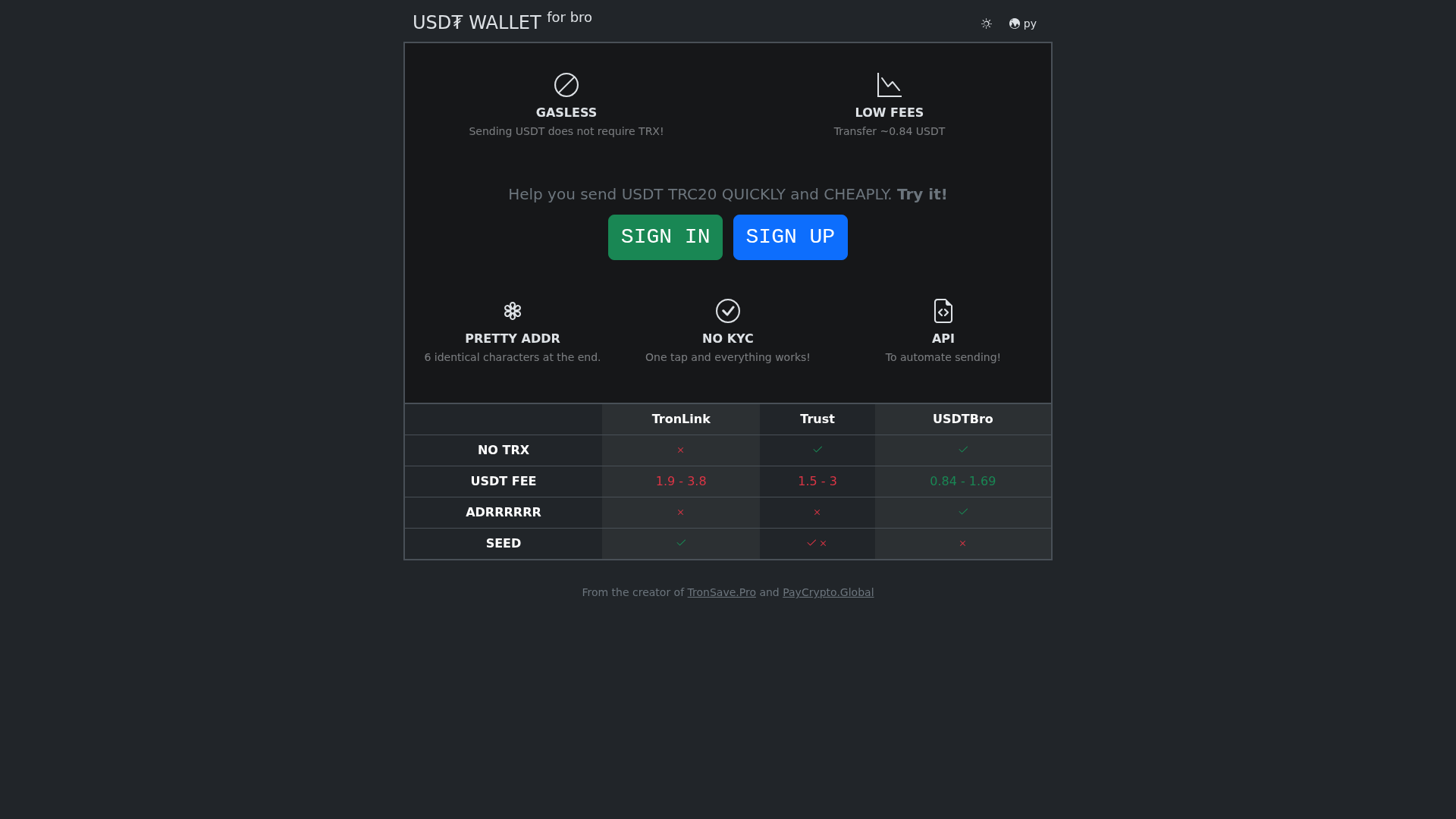 Screenshot of energytron.org