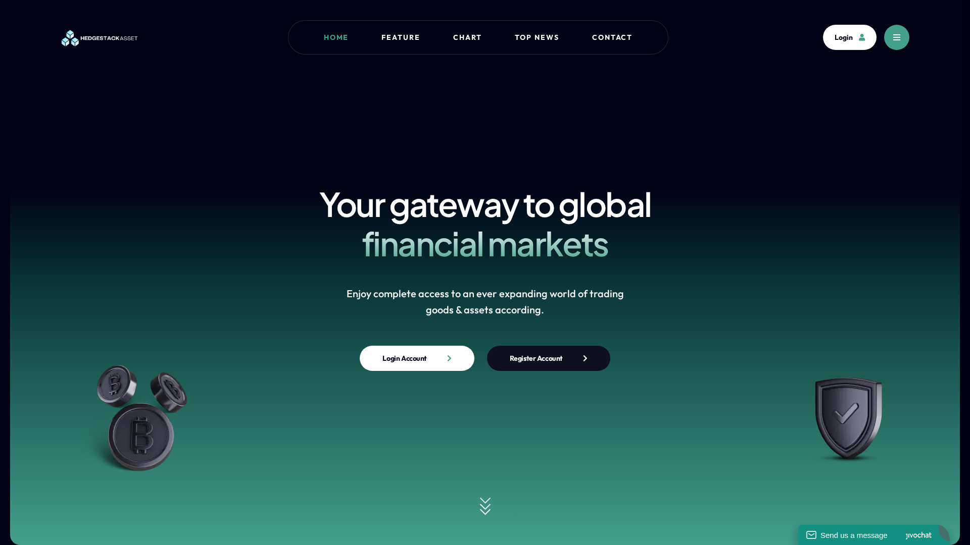 Screenshot of hedgestackasset.live