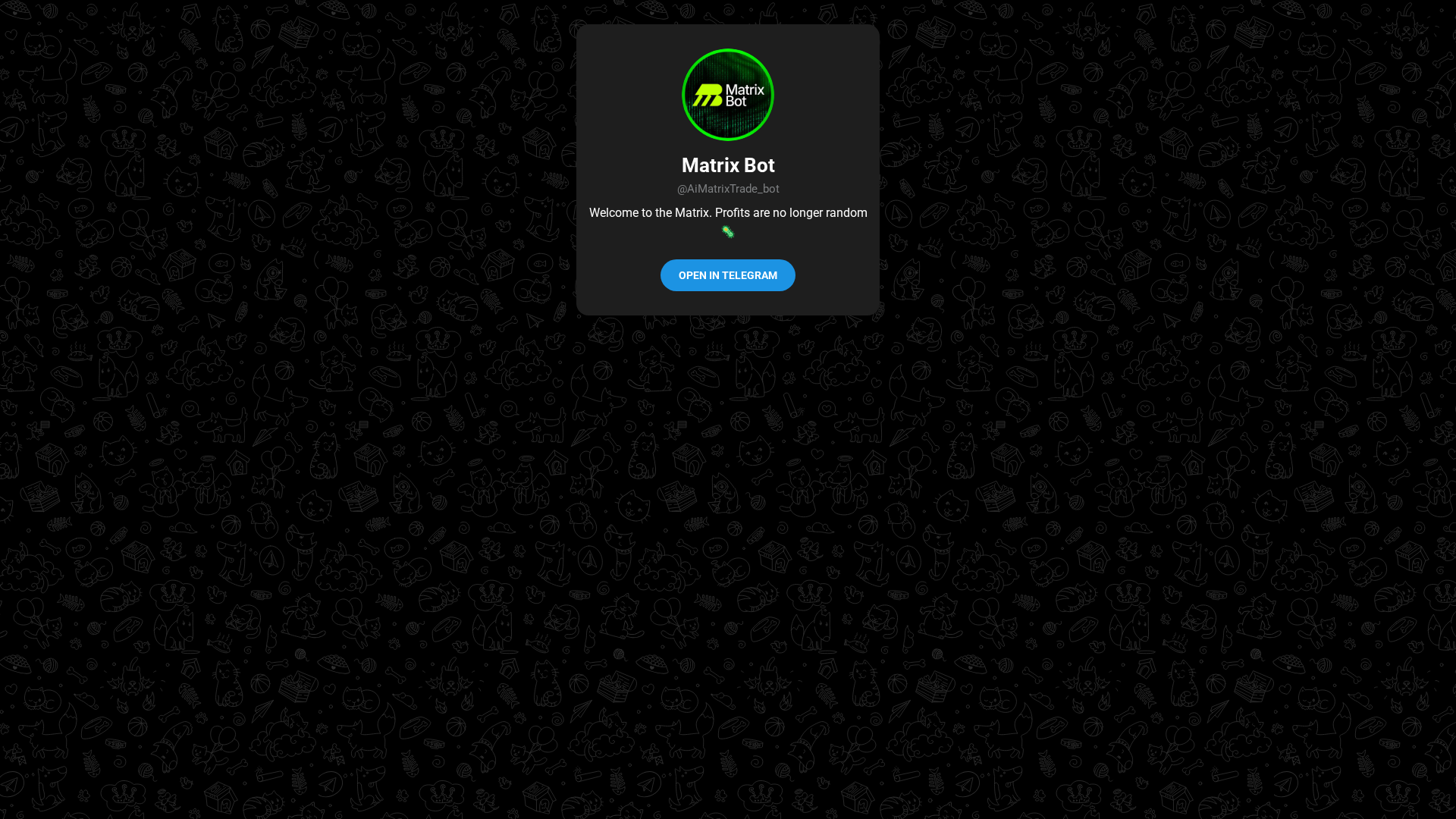 Screenshot of matrixbotapp.click