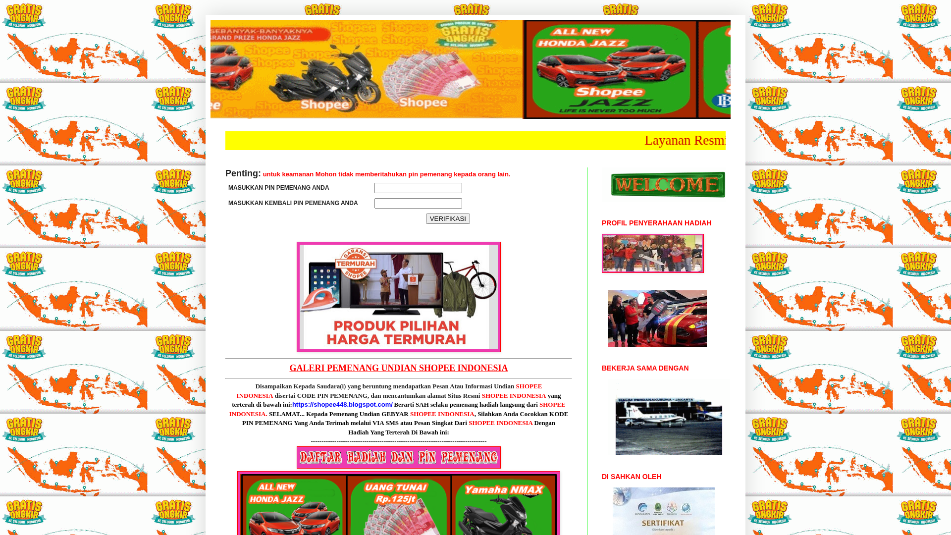 Screenshot of www.ptshopee5454.blogspot.com