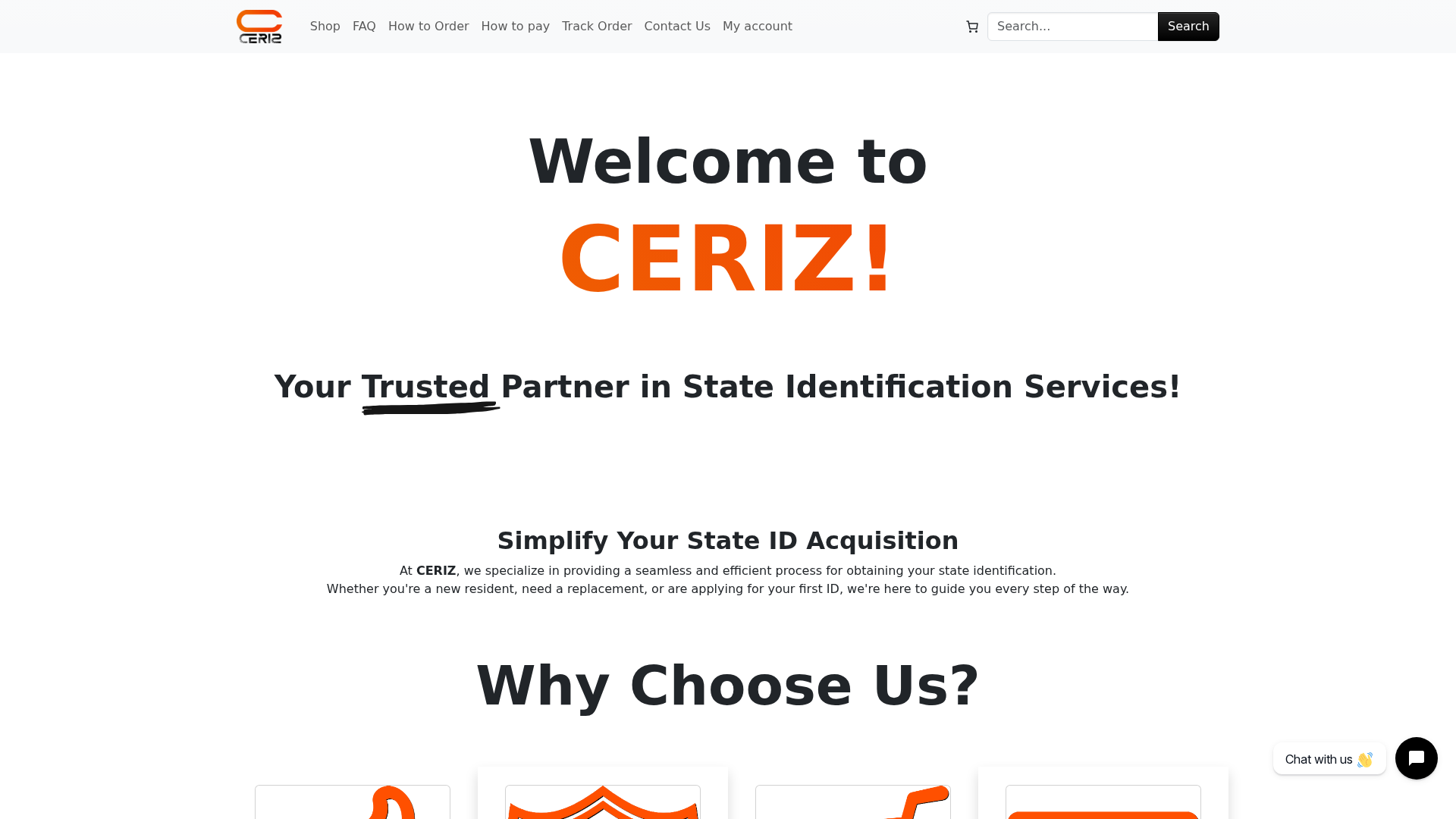 Screenshot of ceriz.com