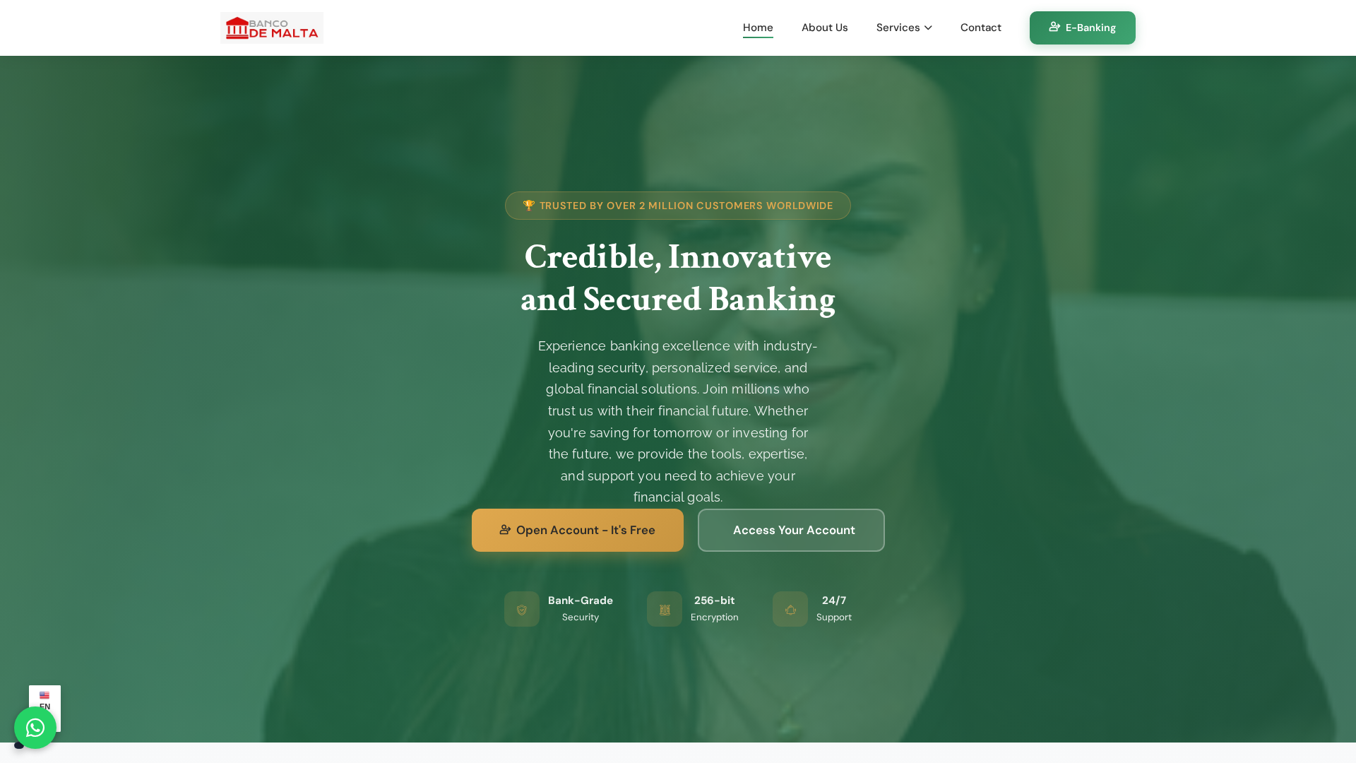 Screenshot of bancodemalta.com