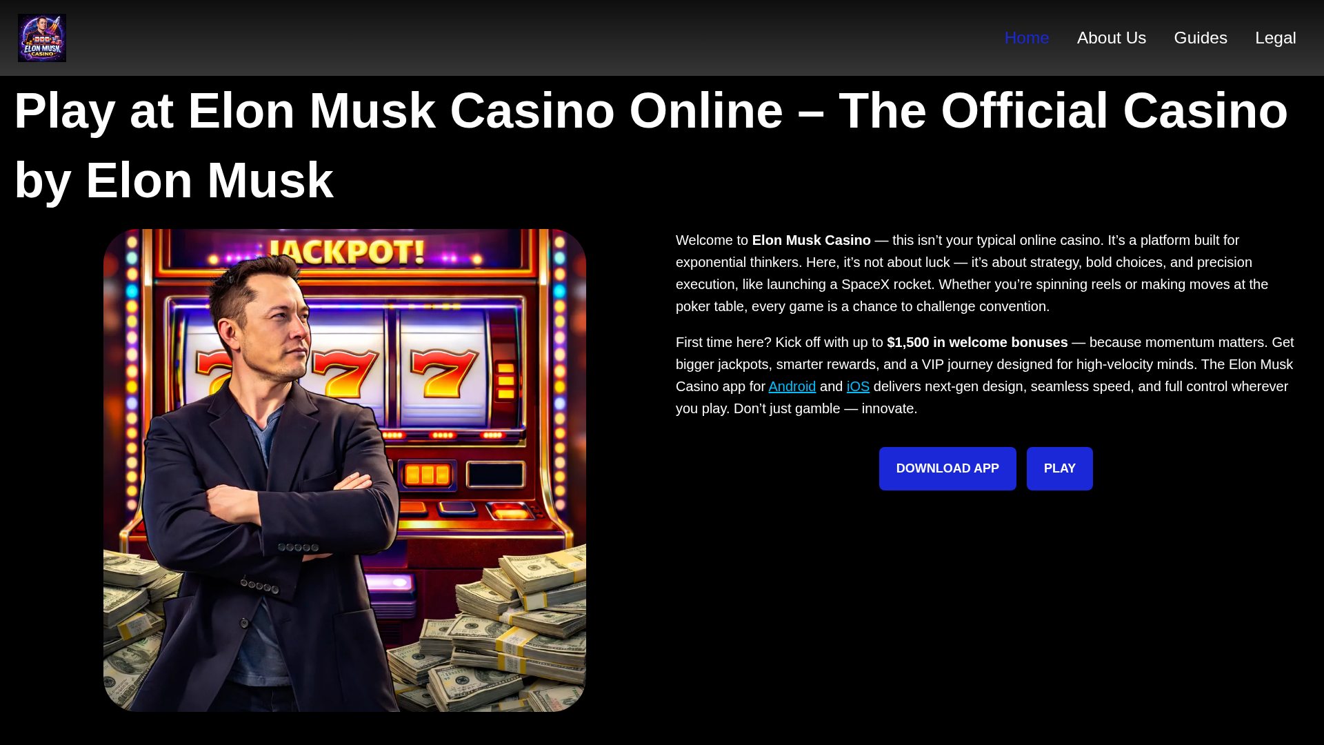 Screenshot of casino-musk.com