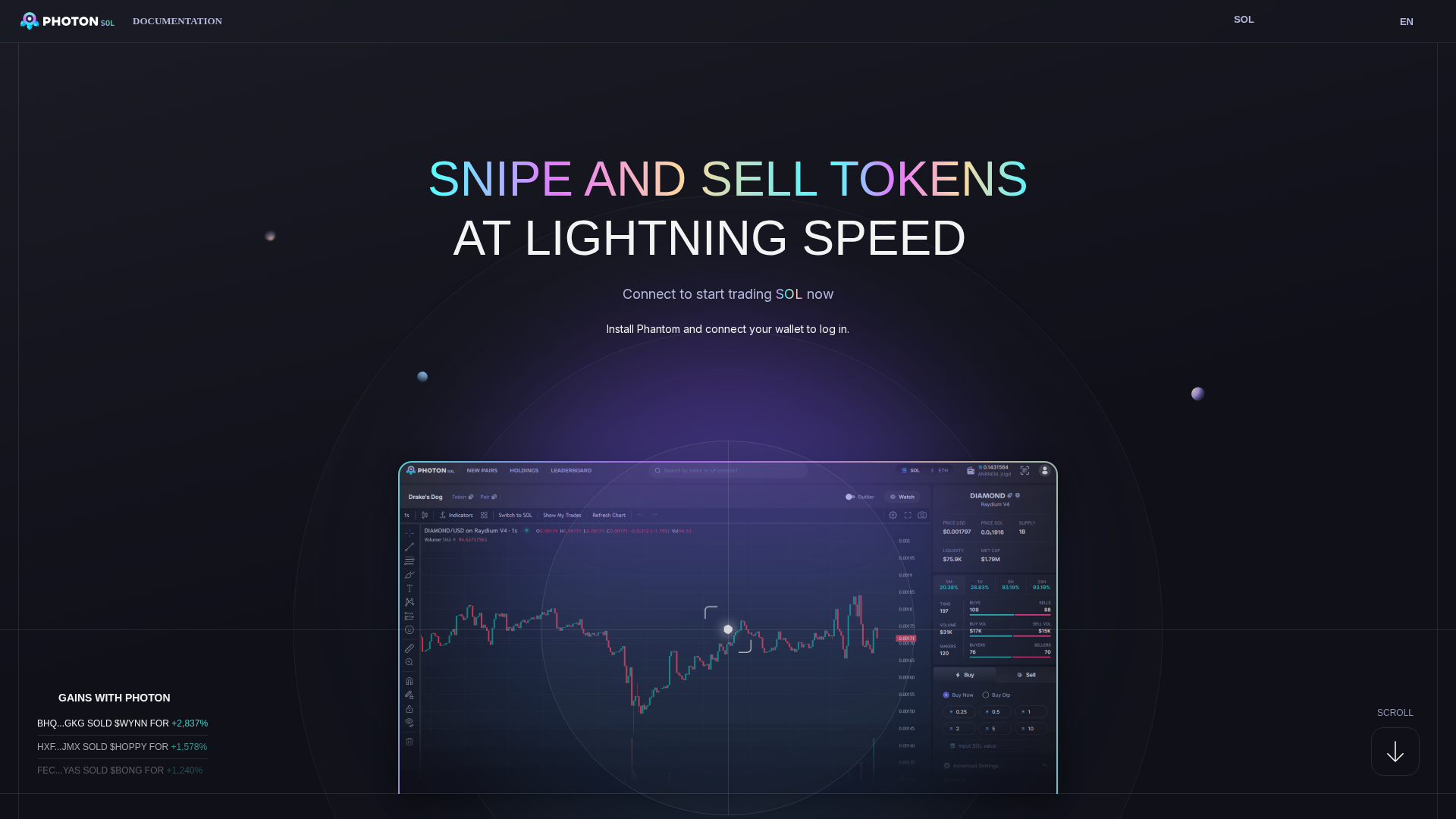 Screenshot of photon-trading.vercel.app
