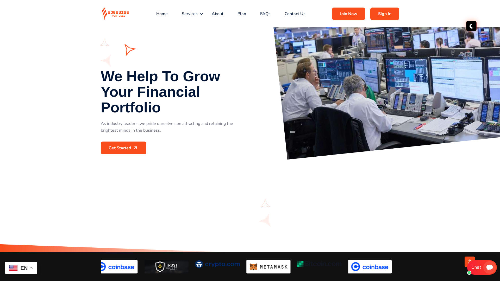 Screenshot of edgewiseventures.net