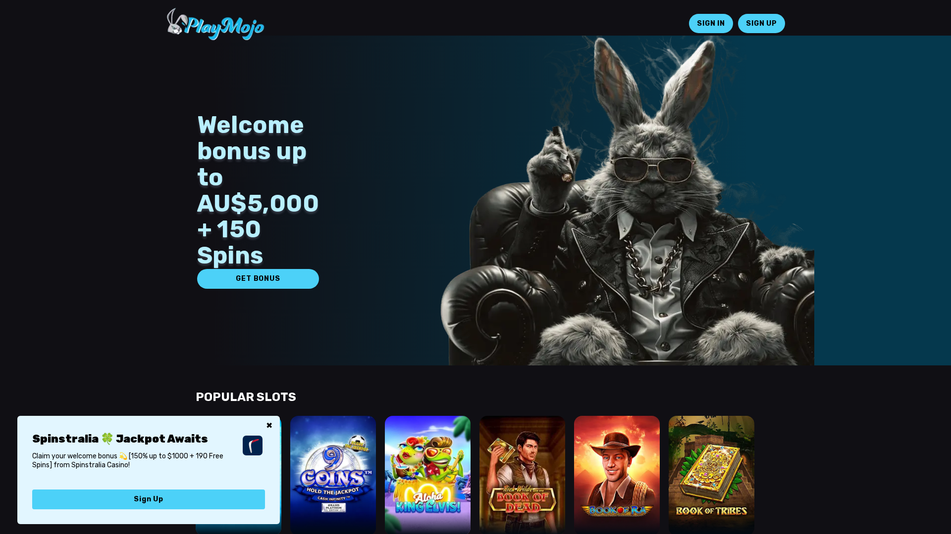 Screenshot of playmojo-aus.com