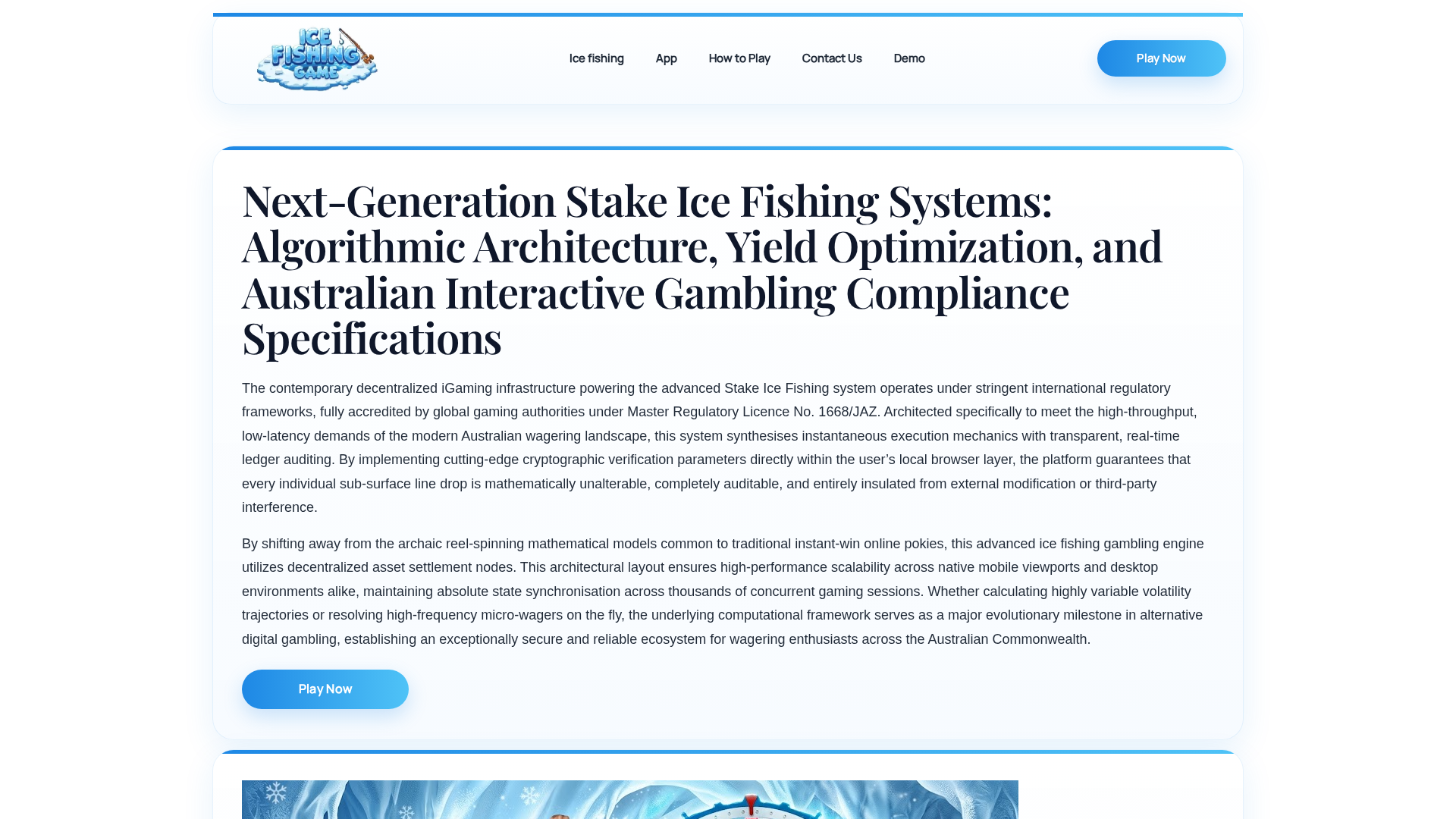 Screenshot of icefishing-pokies.com