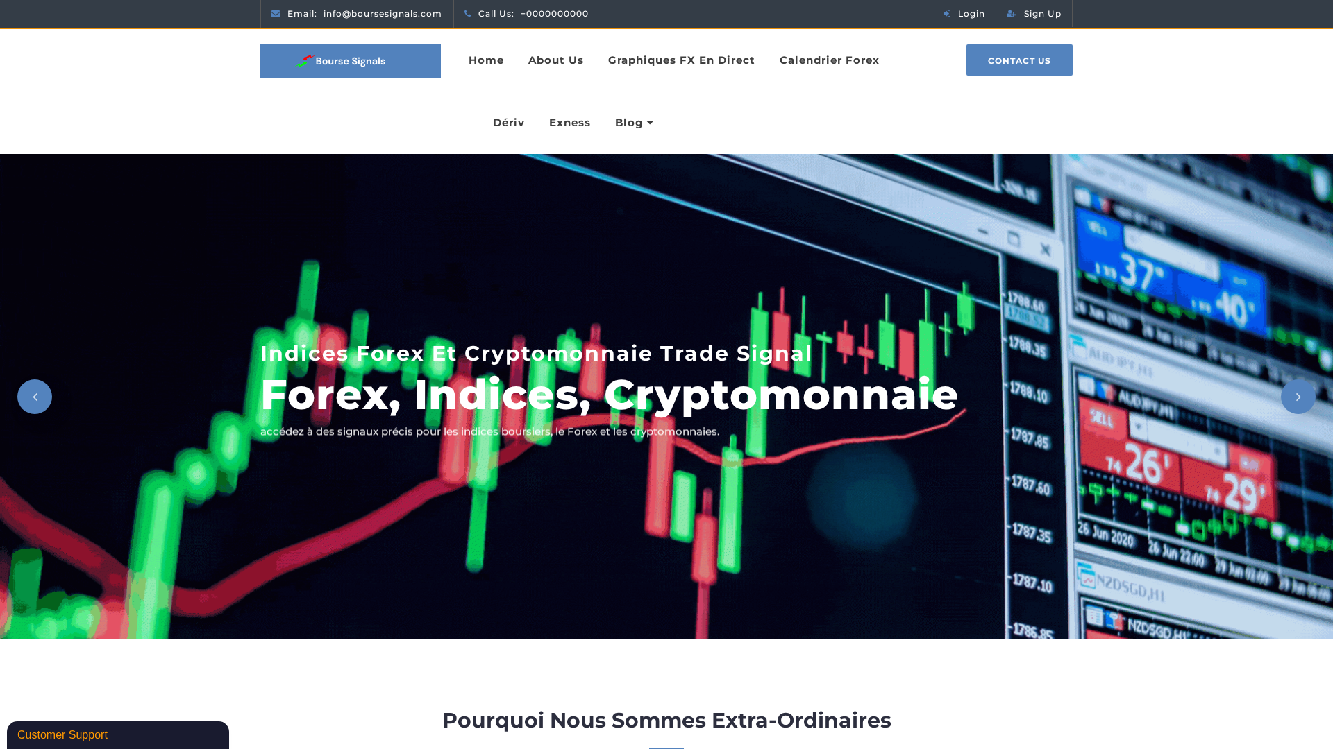 Screenshot of boursesignals.com
