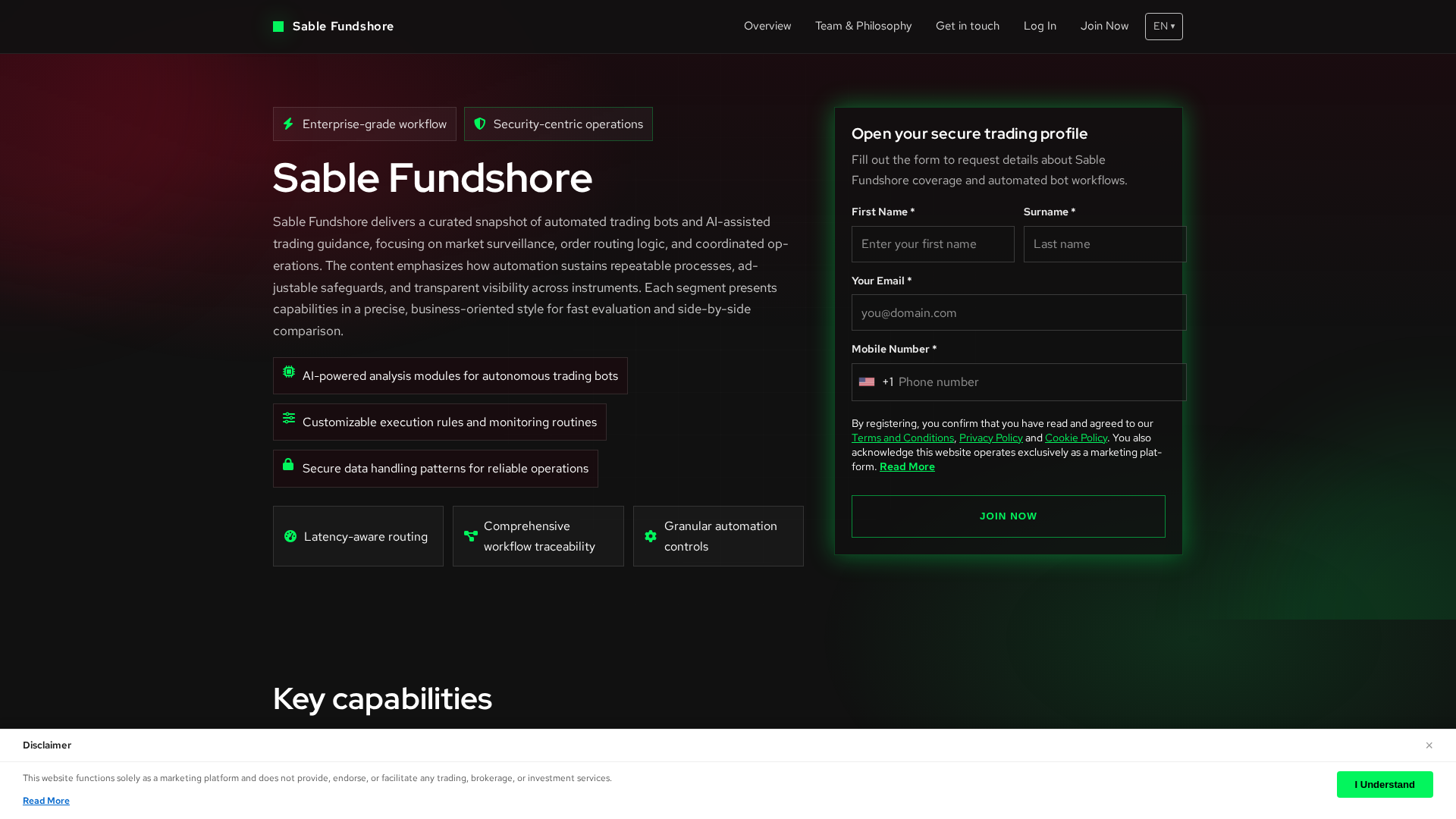 Screenshot of sablefundshoretech.click