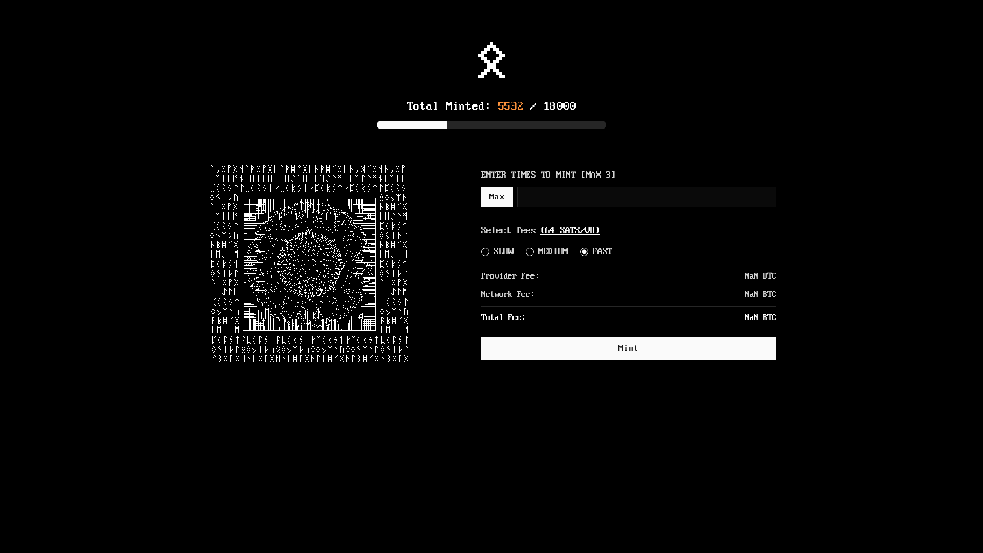Screenshot of minted-genesisrunescom.pages.dev