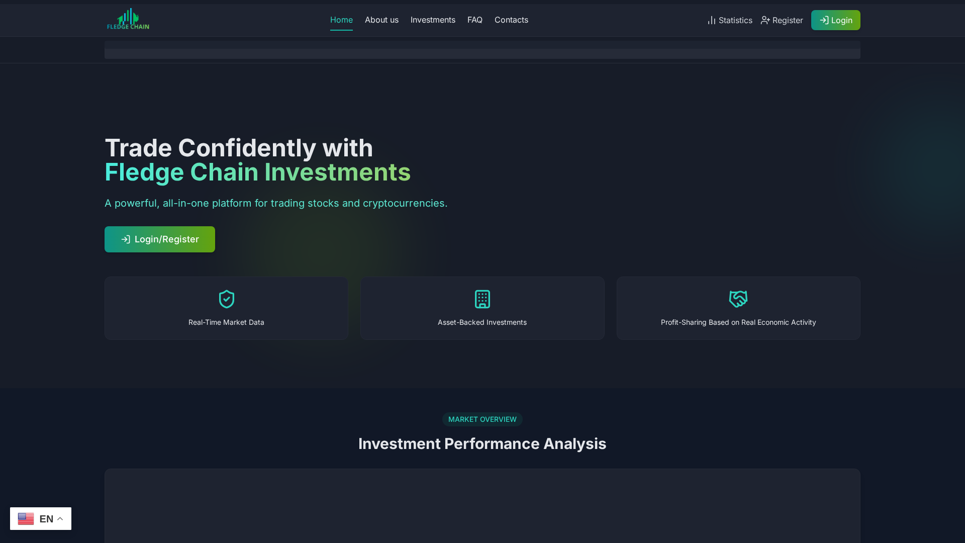 Screenshot of fledgechain.com