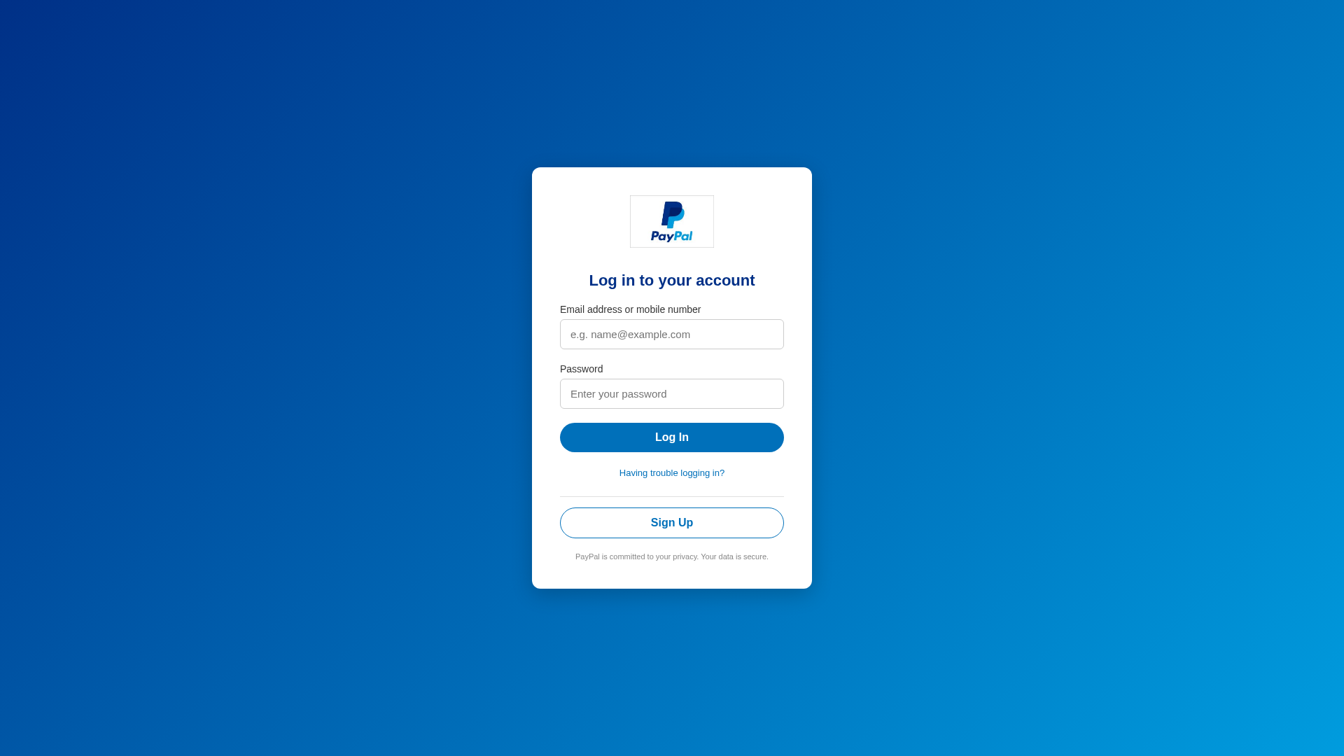Screenshot of paywalletsecure.netlify.app