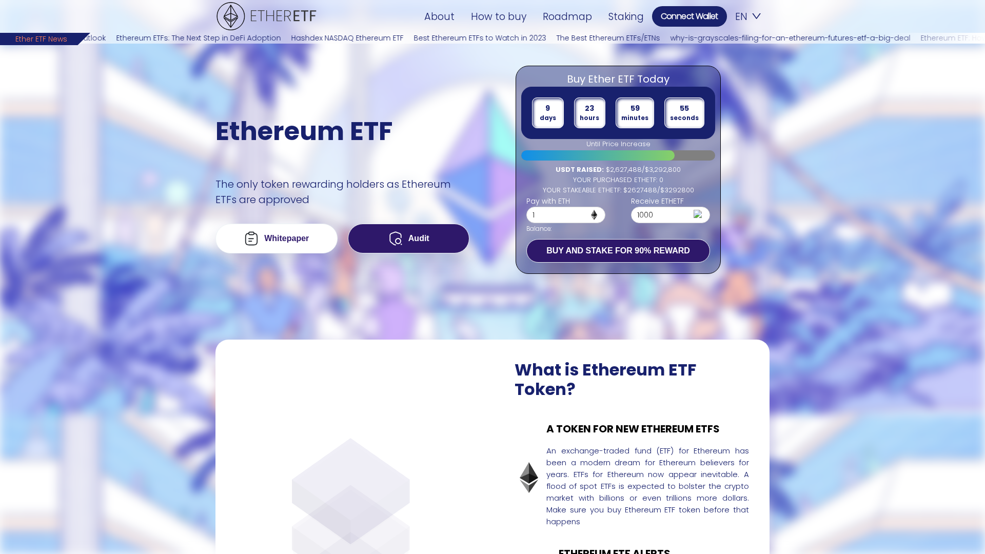 Screenshot of etheretf.pages.dev