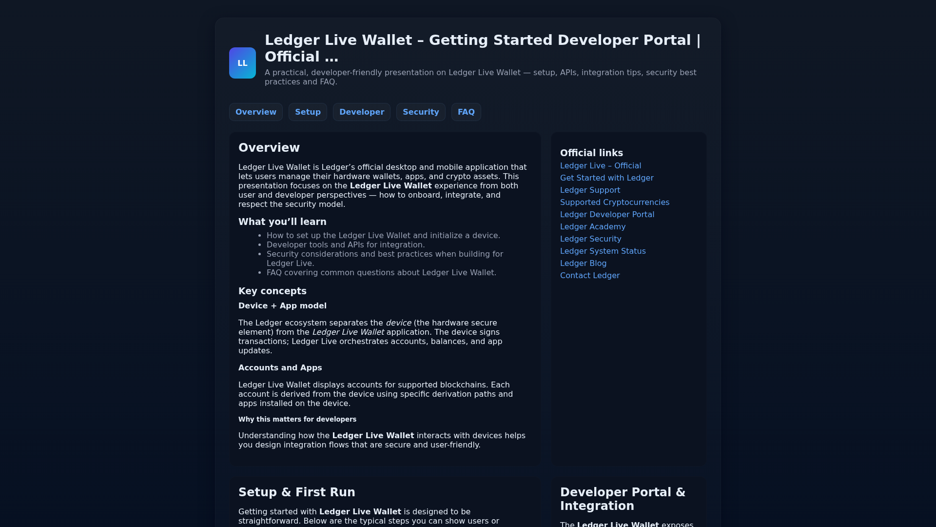 Screenshot of learn-live-io-ledgr.pages.dev