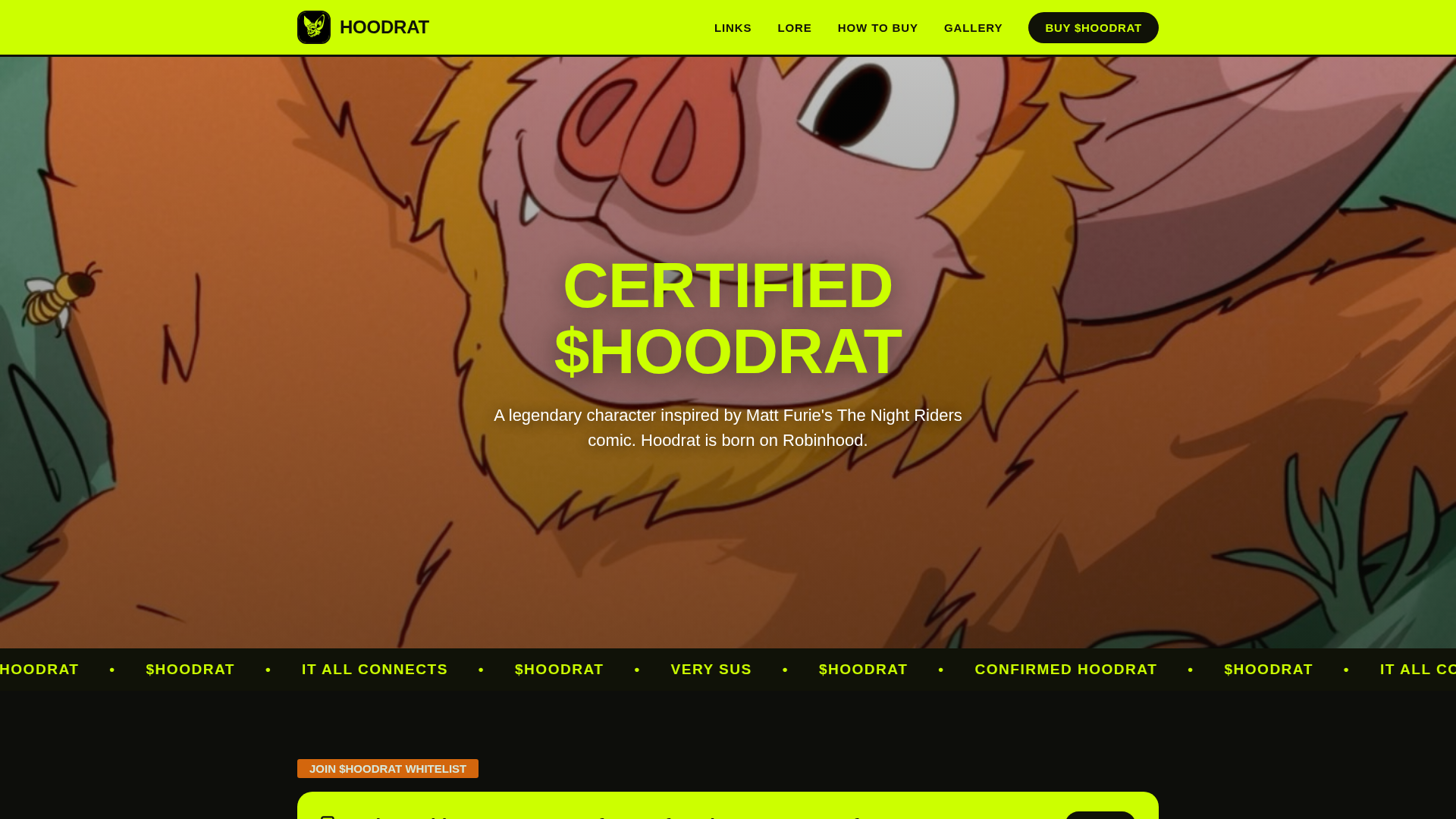 Screenshot of certifiedhoodrat.info