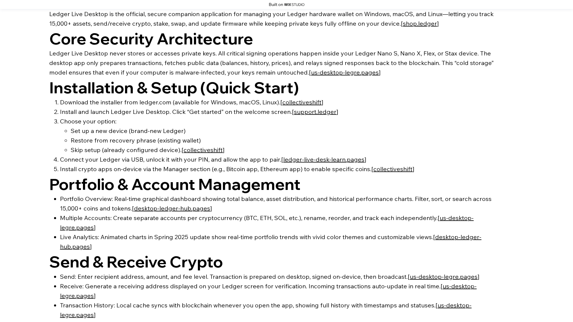 Screenshot of livedesktopp.wixstudio.com