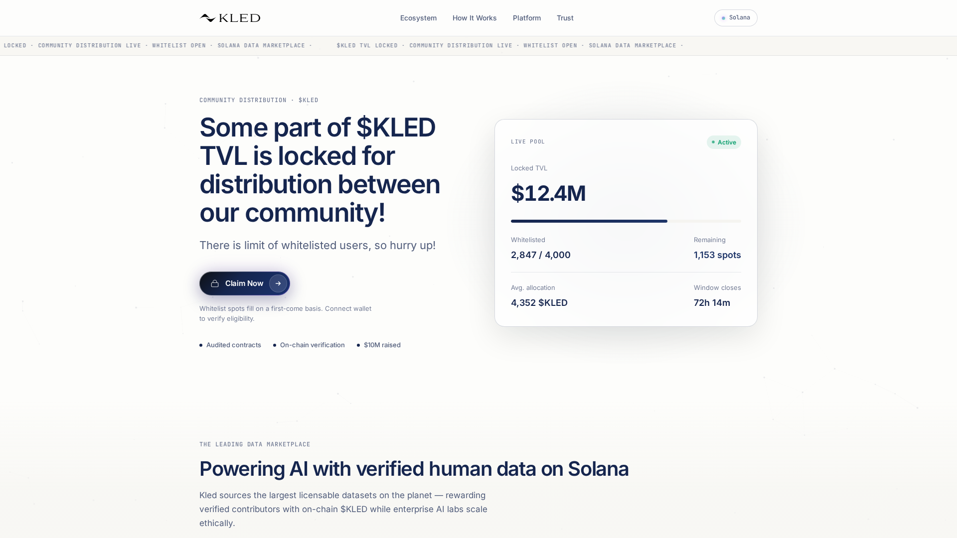 Screenshot of distribution-kledai.app