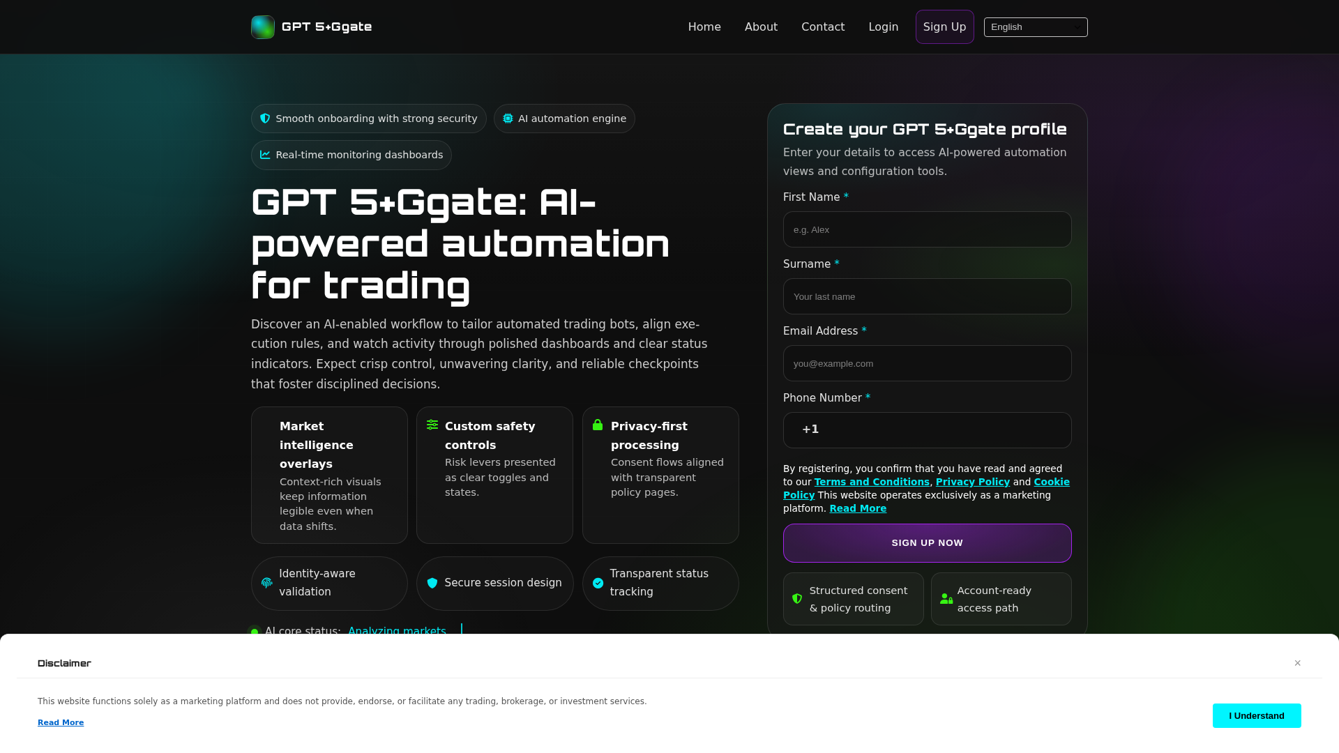 Screenshot of gpt5ggate.digital