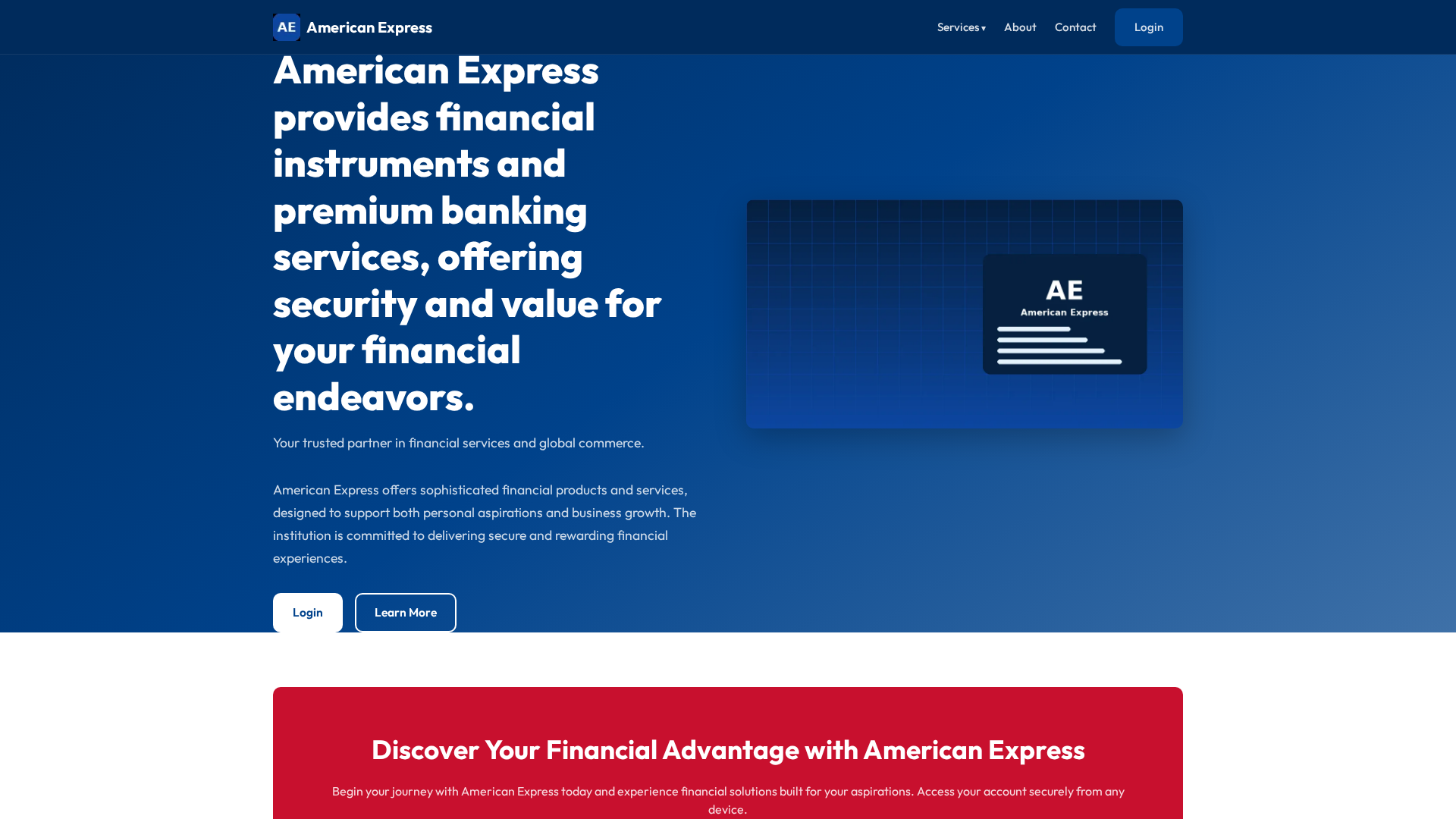Screenshot of americanexpressccu.at