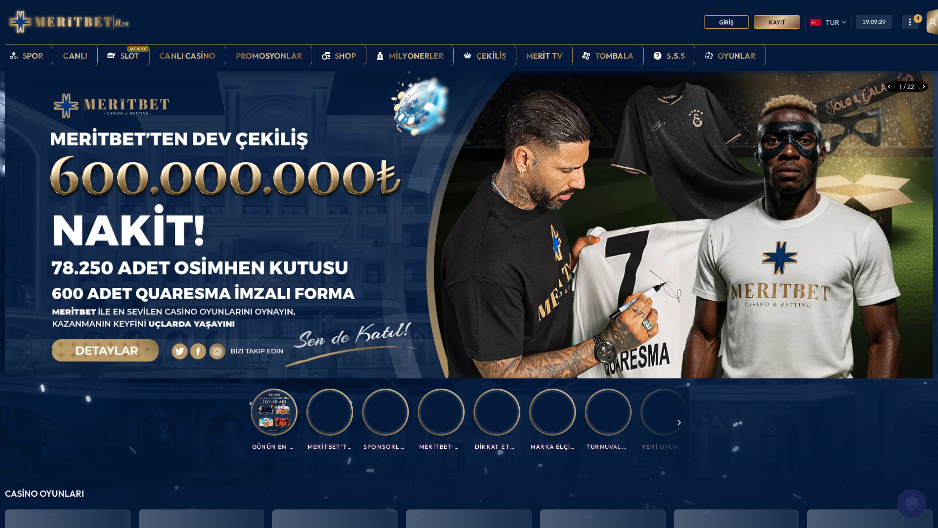 Screenshot of meritbet963.com