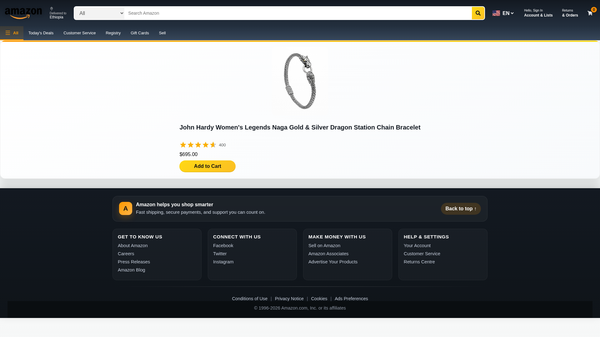 Screenshot of amazon-clone-six-rho-44.vercel.app