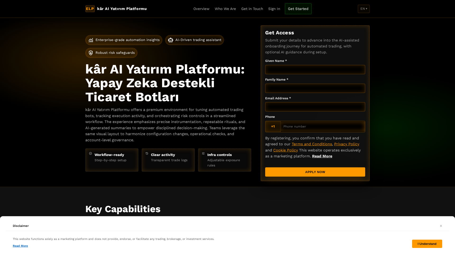 Screenshot of karaiyatirimprogrami-app.pro