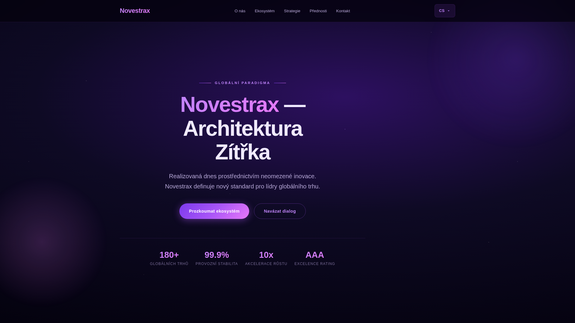 Screenshot of novestraxtrade.com