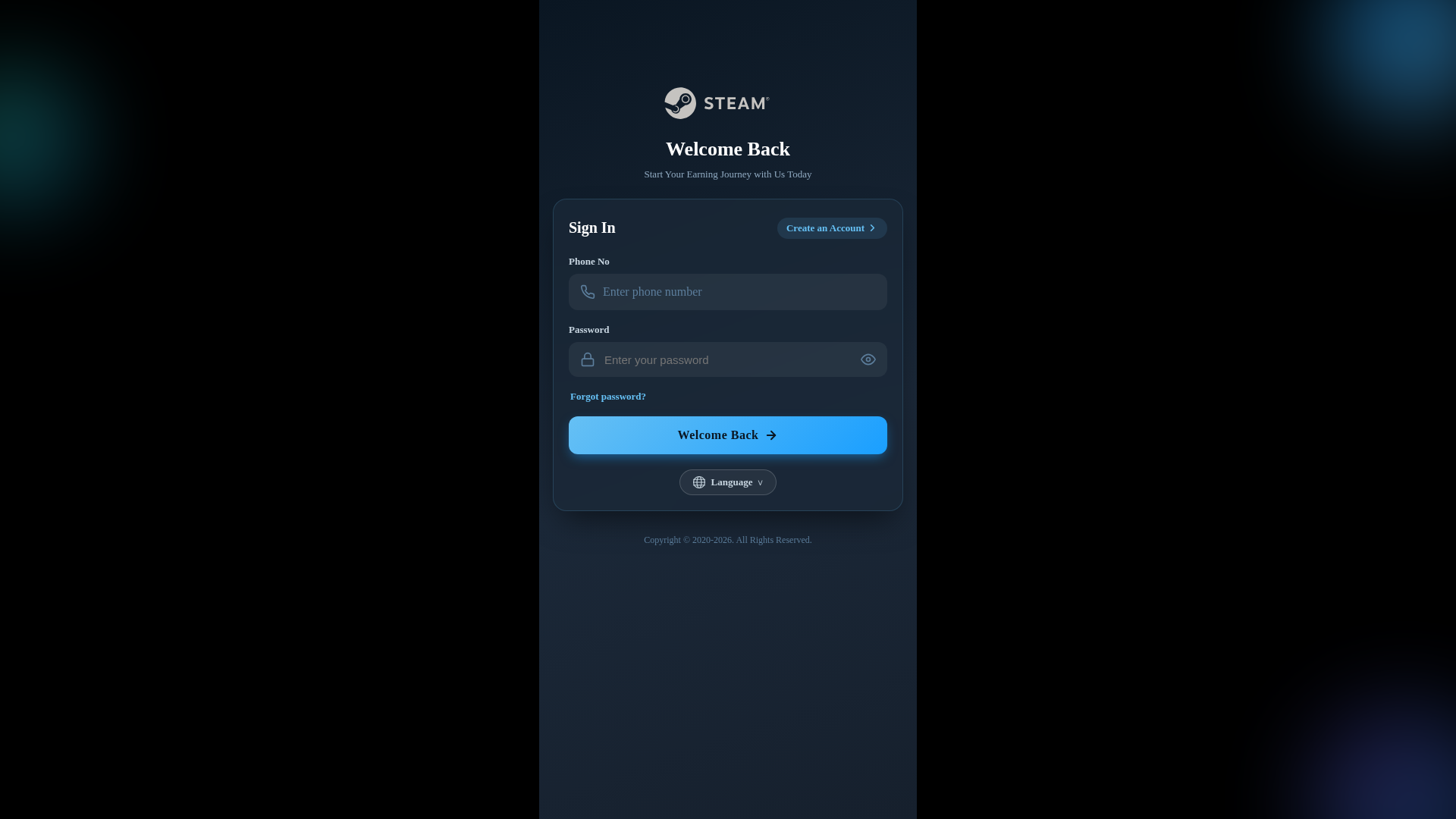 Screenshot of www.steammystation.shop