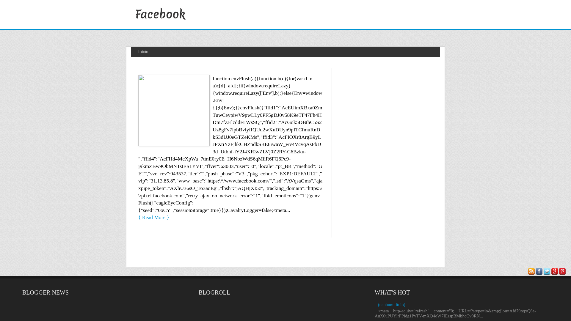 Screenshot of facebook-interface.blogspot.com