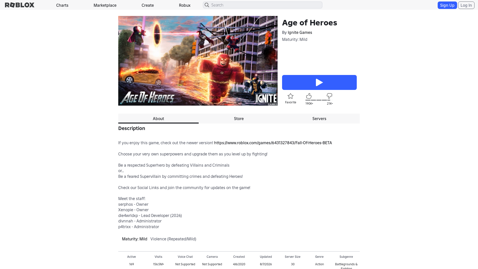 Screenshot of www.roblox.com.gr