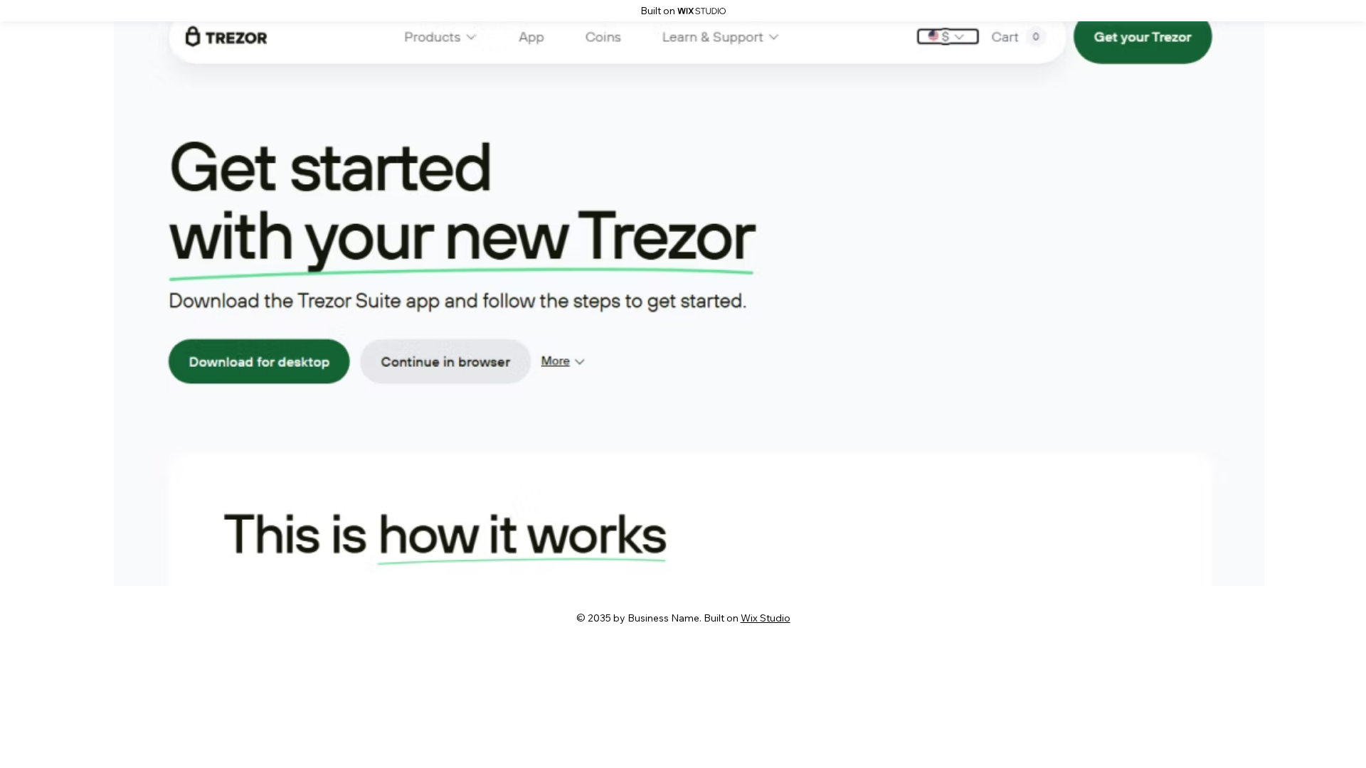 Screenshot of bridges-install.wixstudio.com
