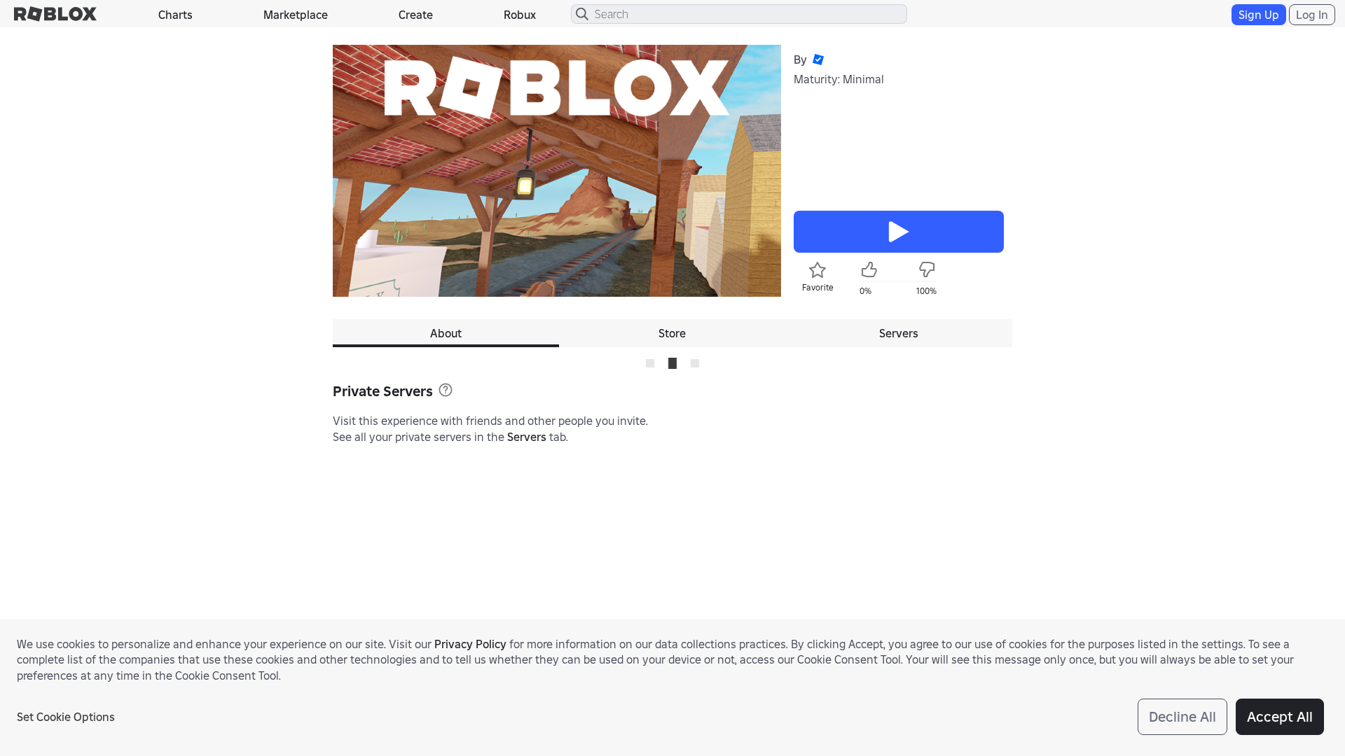 Screenshot of roblox.com.ge