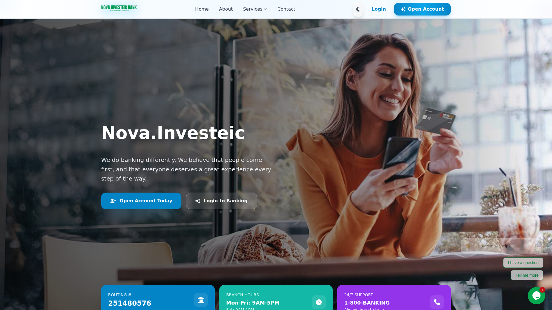 Screenshot of www.nova.investeicbank.com