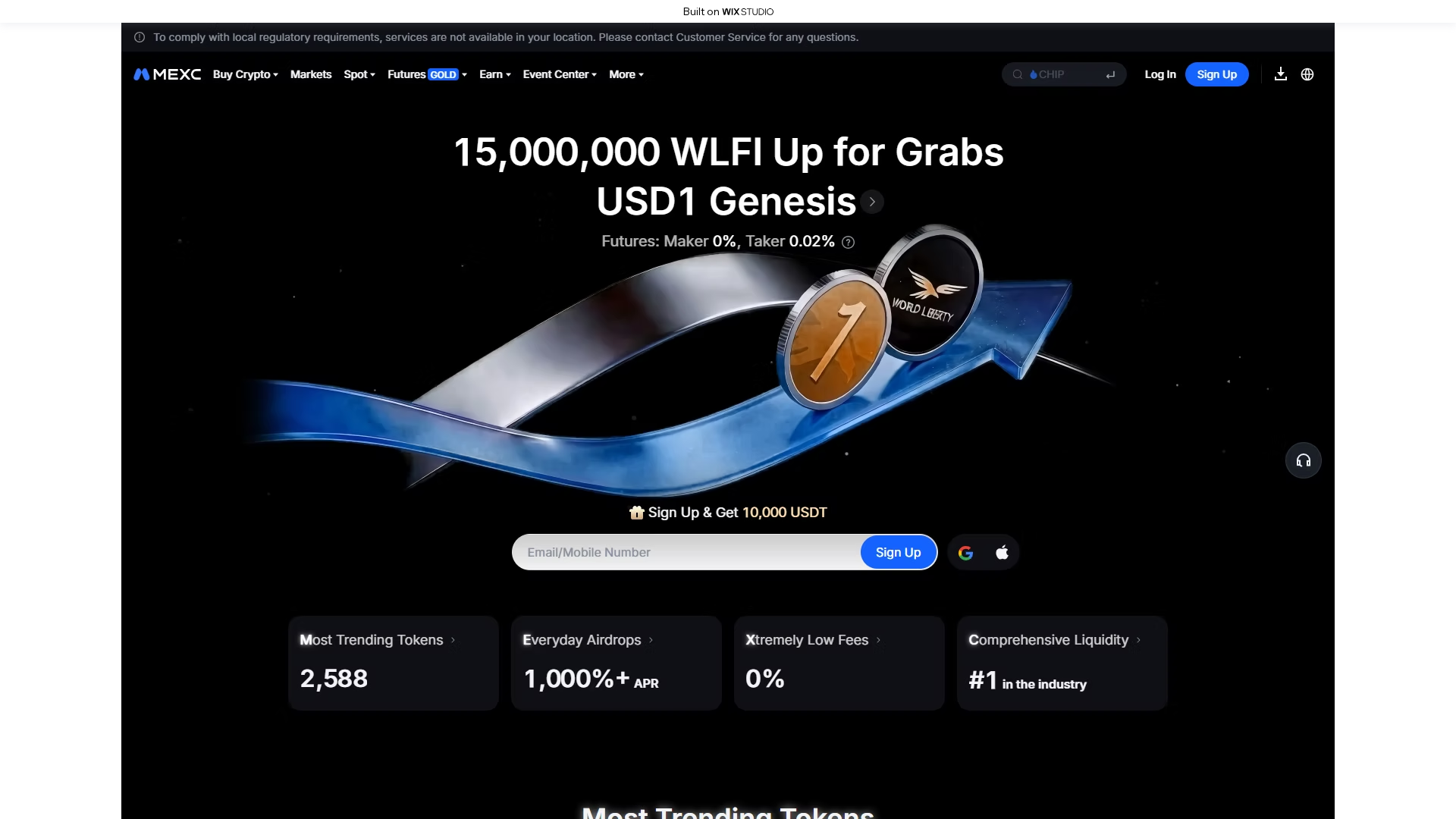 Screenshot of en-mexcapps.wixstudio.com
